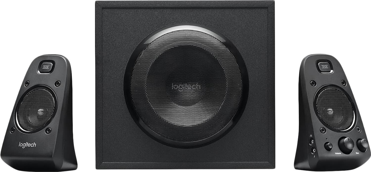 Logitech Z623SPKR 400 W Laptop/Desktop Speaker (Black, 2.1 Channel)