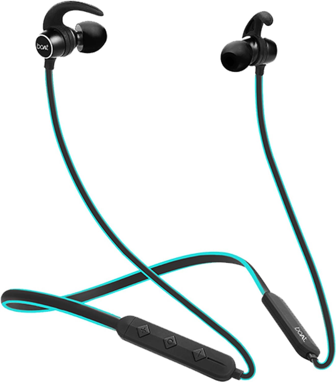 boAt Rockerz 255F Bluetooth Headset (Ocean Blue, In the Ear)