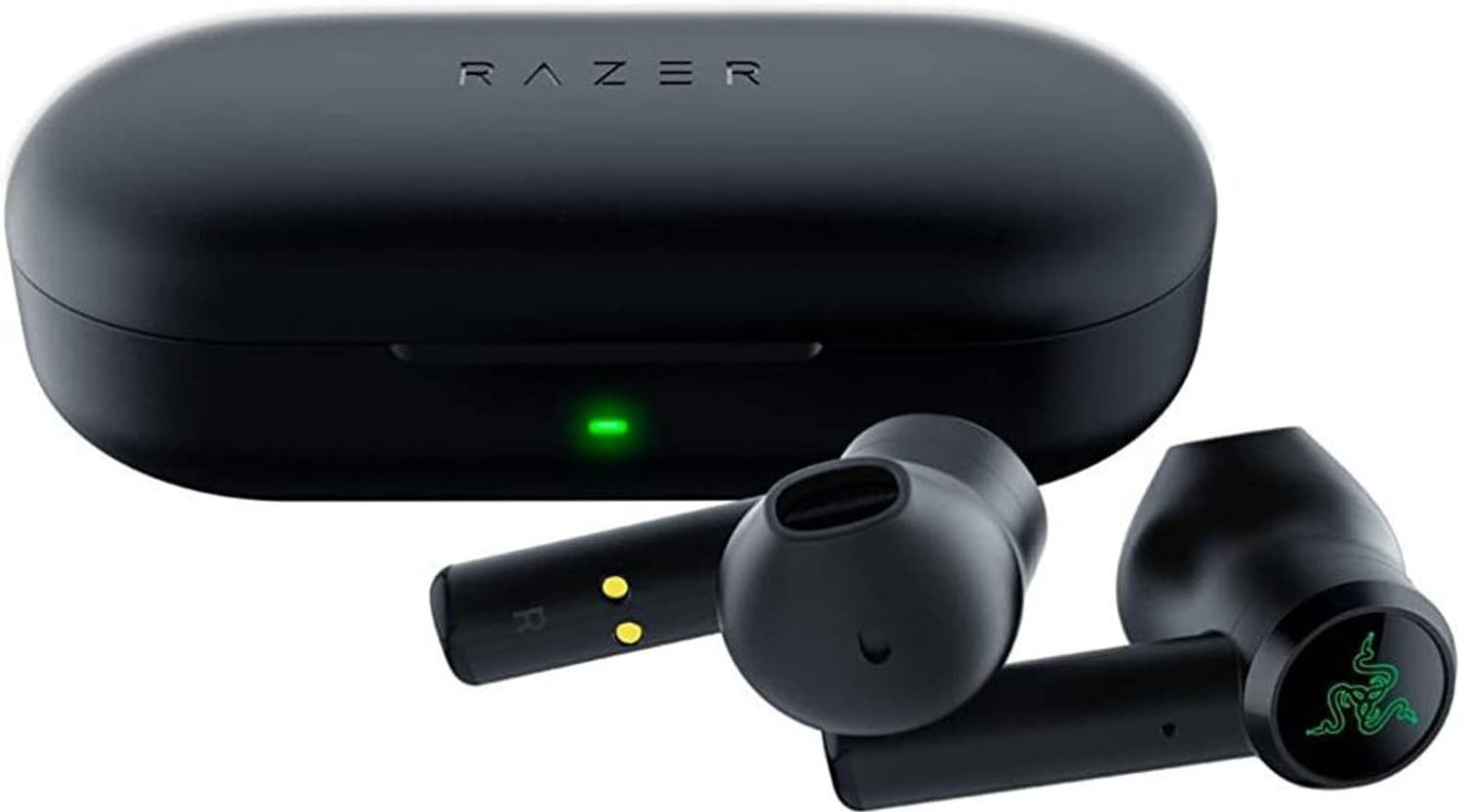 Razer Hammerhead True Wireless X - Earbuds - Black - Bluetooth Bluetooth Gaming Headset (Black, In the Ear)