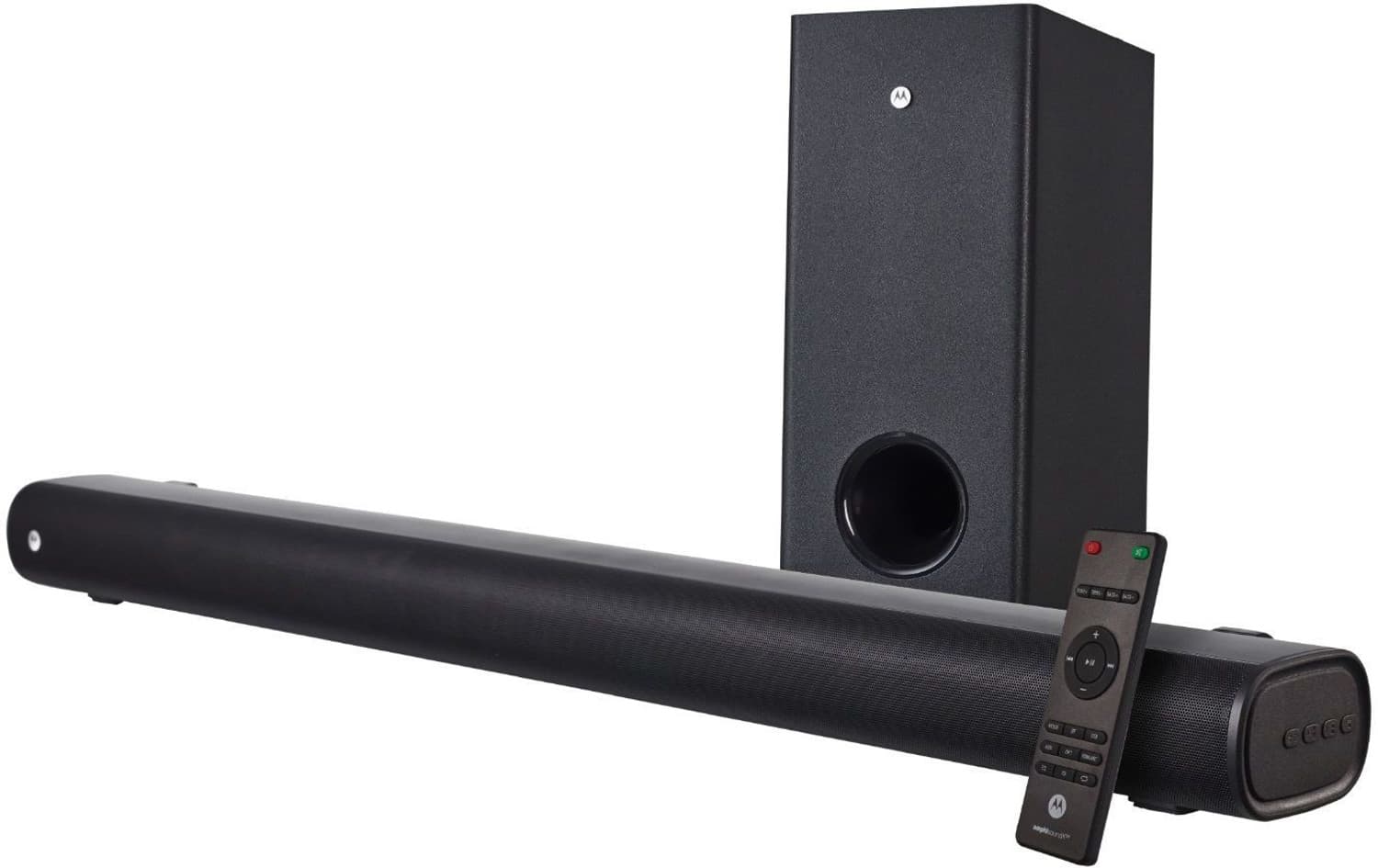 MOTOROLA AmphisoundX with HDMI Arc 120 W Bluetooth Soundbar (Metallic grey, 2.1 Channel)