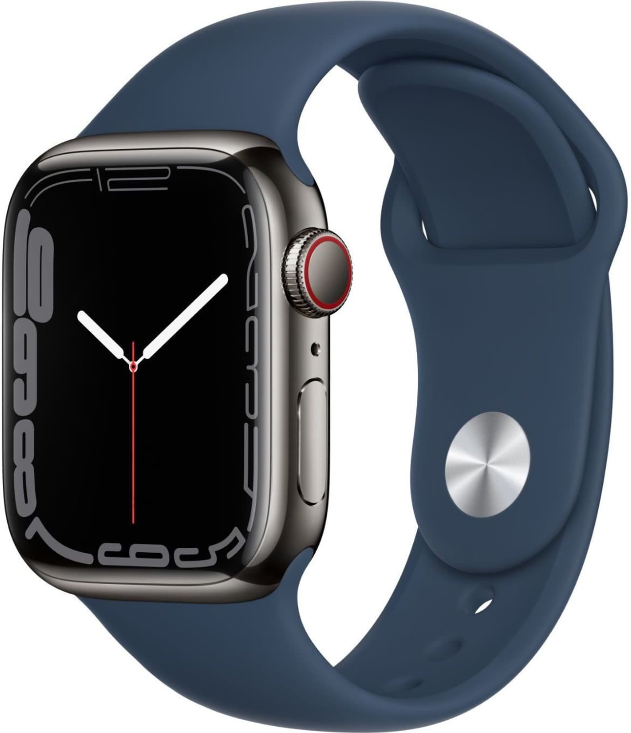 APPLE Watch Series 7 GPS + Cellular, MKJ13HN/A 41 mm Stainless Steel Case