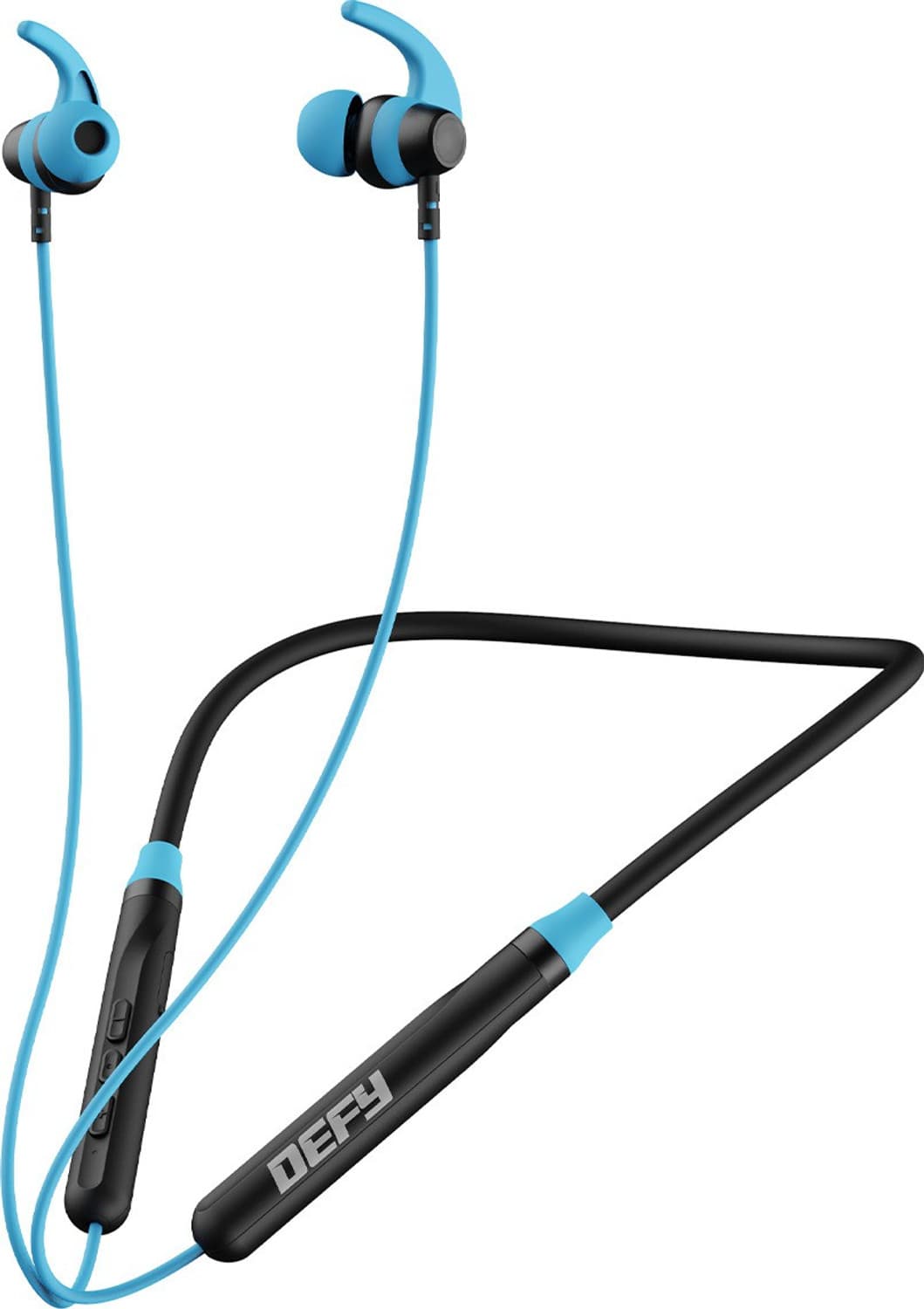 DEFY CrestX with 16 Hours Playtime and Low Latency Bluetooth Headset (Electric Blue, In the Ear)