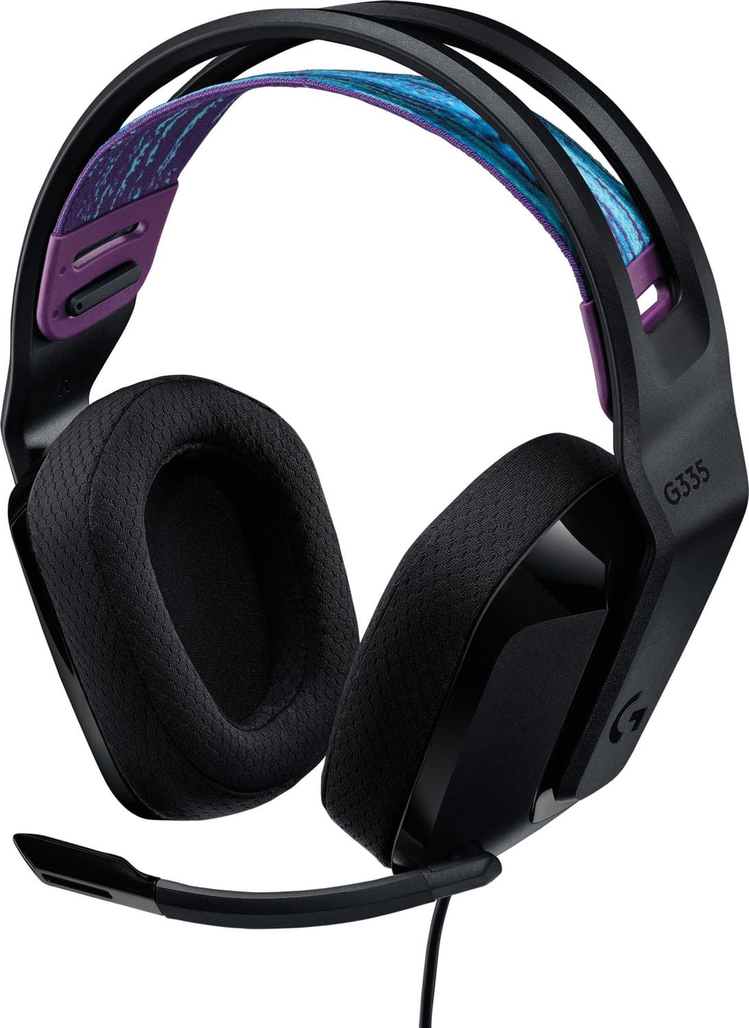 Logitech G335 Wired Gaming Headset (Black, On the Ear)