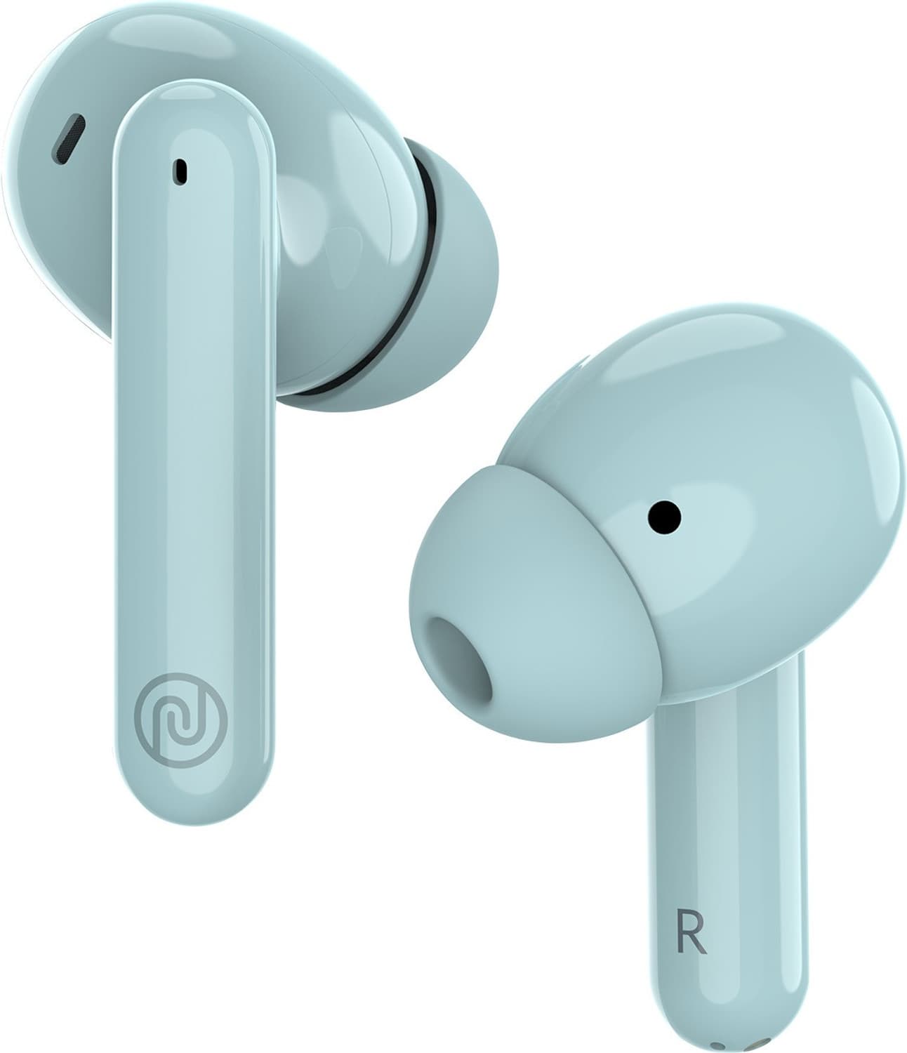 Noise Air Buds Pro with Active Noise Cancellation, Quad Mic, Transparency Mode, & Hyper Sync Technology Bluetooth Headset (Celeste Blue, True Wireless)