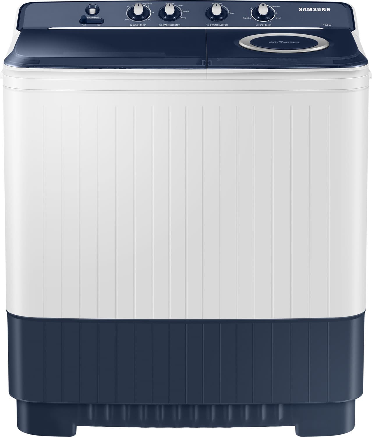 SAMSUNG 11.5 Kg Semi Automatic Top Load Blue, Grey (WT11A4600LL/TL)