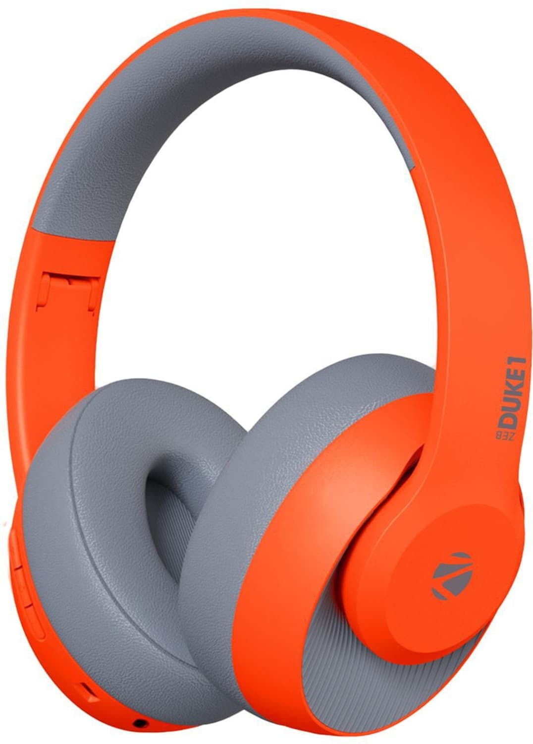 ZEBRONICS Zeb Duke 1 Wireless Headphone with Mic Bluetooth Headset (Orange, On the Ear)