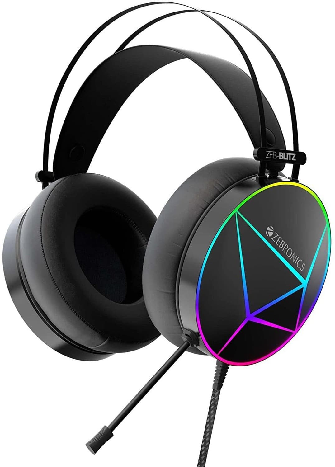 ZEBRONICS Zeb-Blitz Wired Gaming Headset (Black, On the Ear)