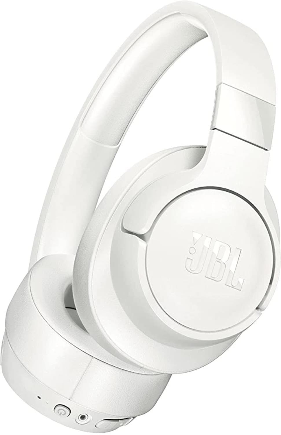 JBL Tune 760NC Active Noise Cancelling, 50 Hr Playtime, Fast Pair & Multi Connect Bluetooth Headset (White, On the Ear)