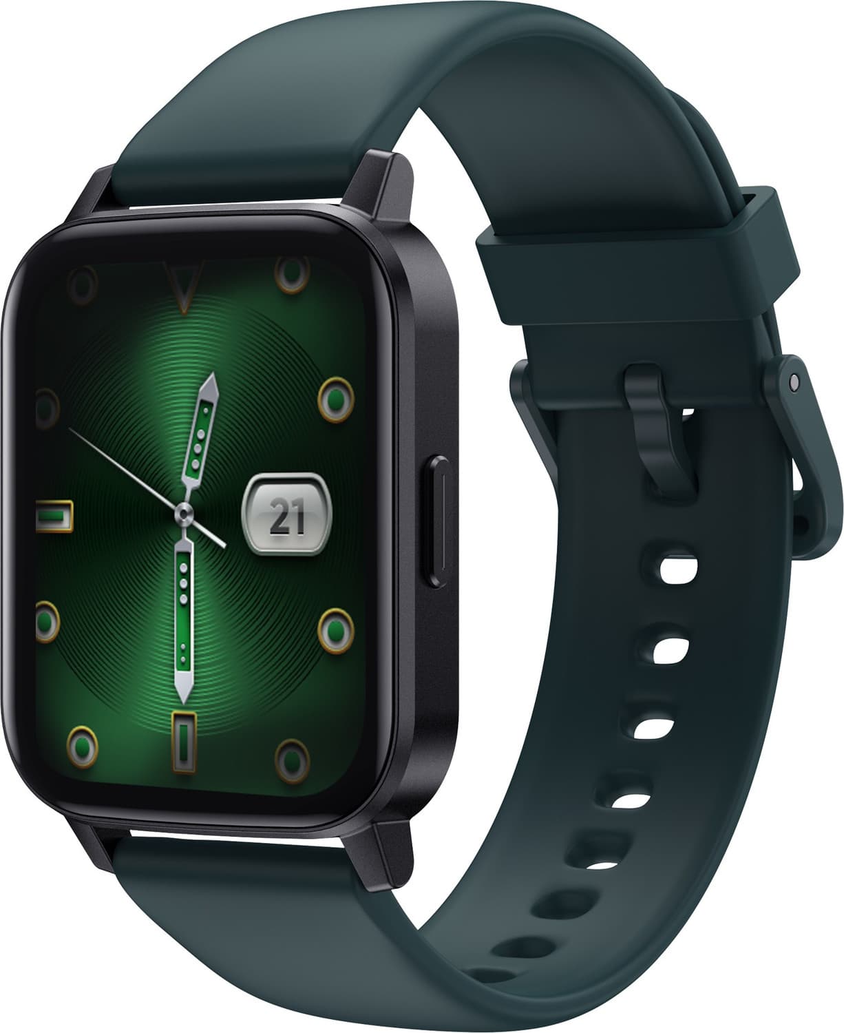 DIZO Watch 2 Sports (by realme TechLife) (Green Strap, Free Size)