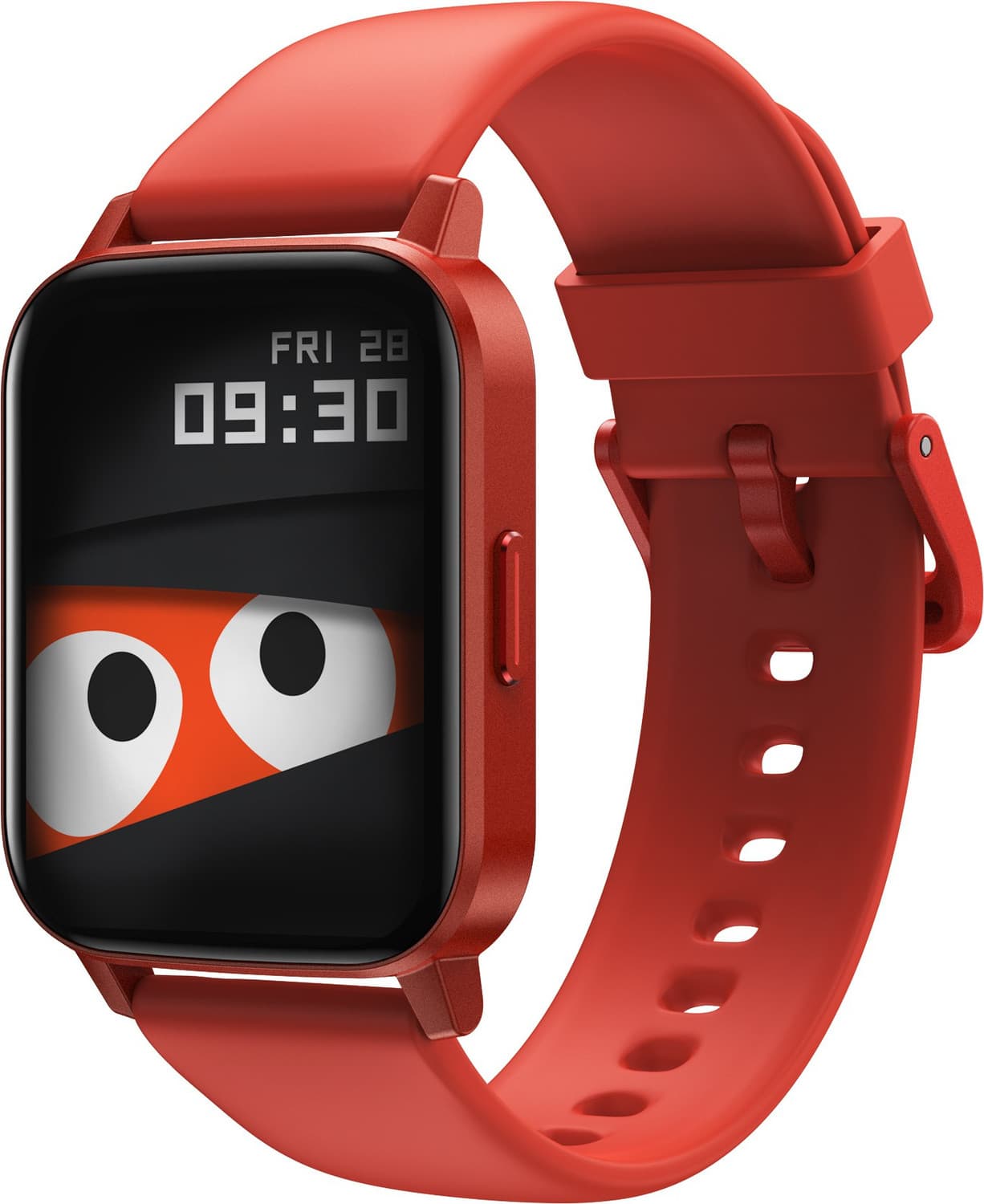 DIZO Watch 2 Sports (by realme TechLife) (Red Strap, Free Size)