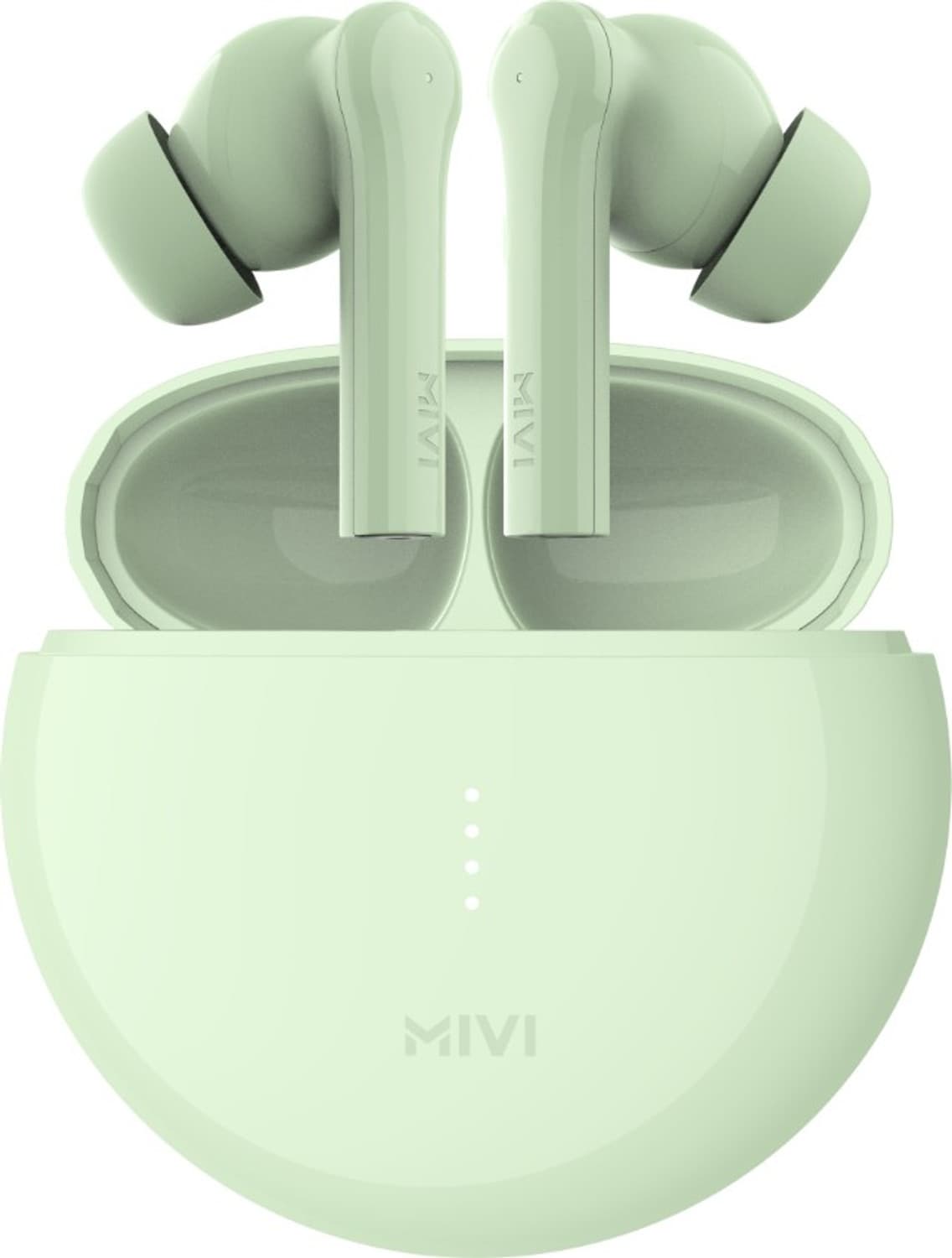 Mivi DuoPods F60 ENC with 50+ Hrs Playtime| Made in India | Powerful Bass | 4 Mics Bluetooth Headset (Green, True Wireless)