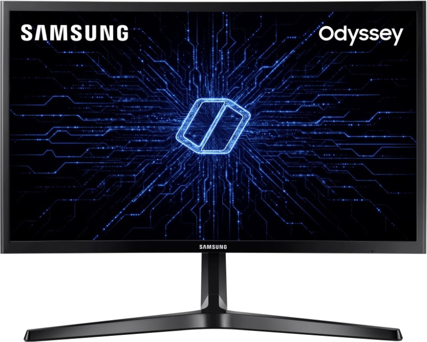 SAMSUNG 24 inch Curved Full HD VA Panel with Game Mode, Low Input Lag, Eye Saver Mode & Flicker Free Full Immersion Gaming Monitor (LC24RG50FZWXXL)
