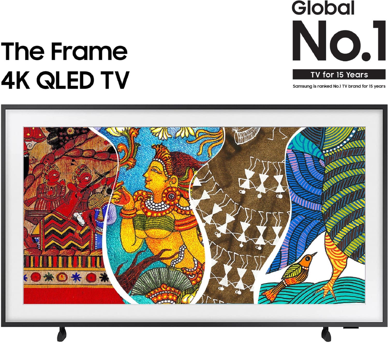 SAMSUNG The Frame 2021 Series 125 cm (50 inch) QLED Ultra HD (4K) Smart TV (QA50LS03AAKLXL)
