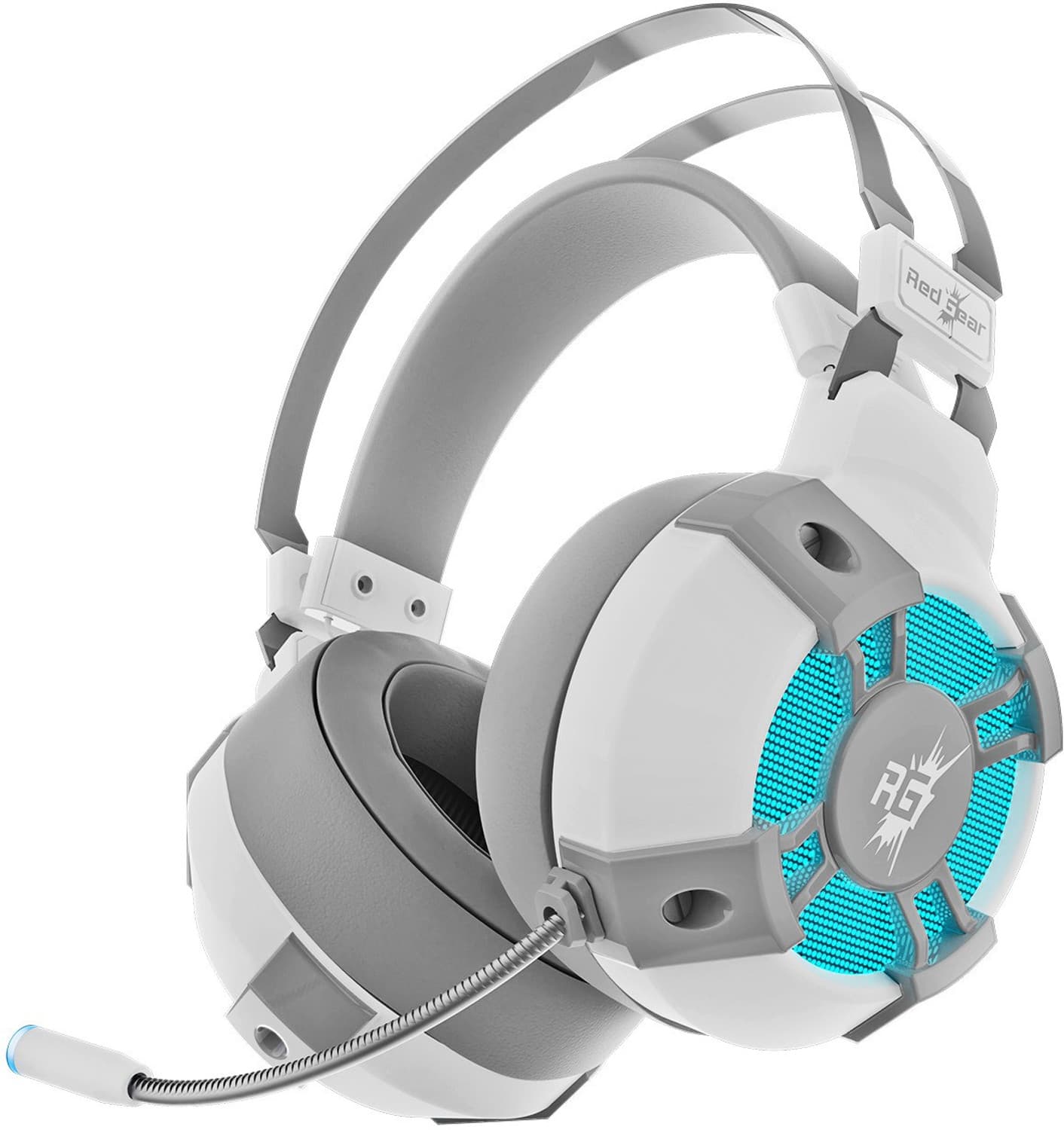 Redgear Cosmo 7.1 RGB Wired Gaming Headset (White, On the Ear)