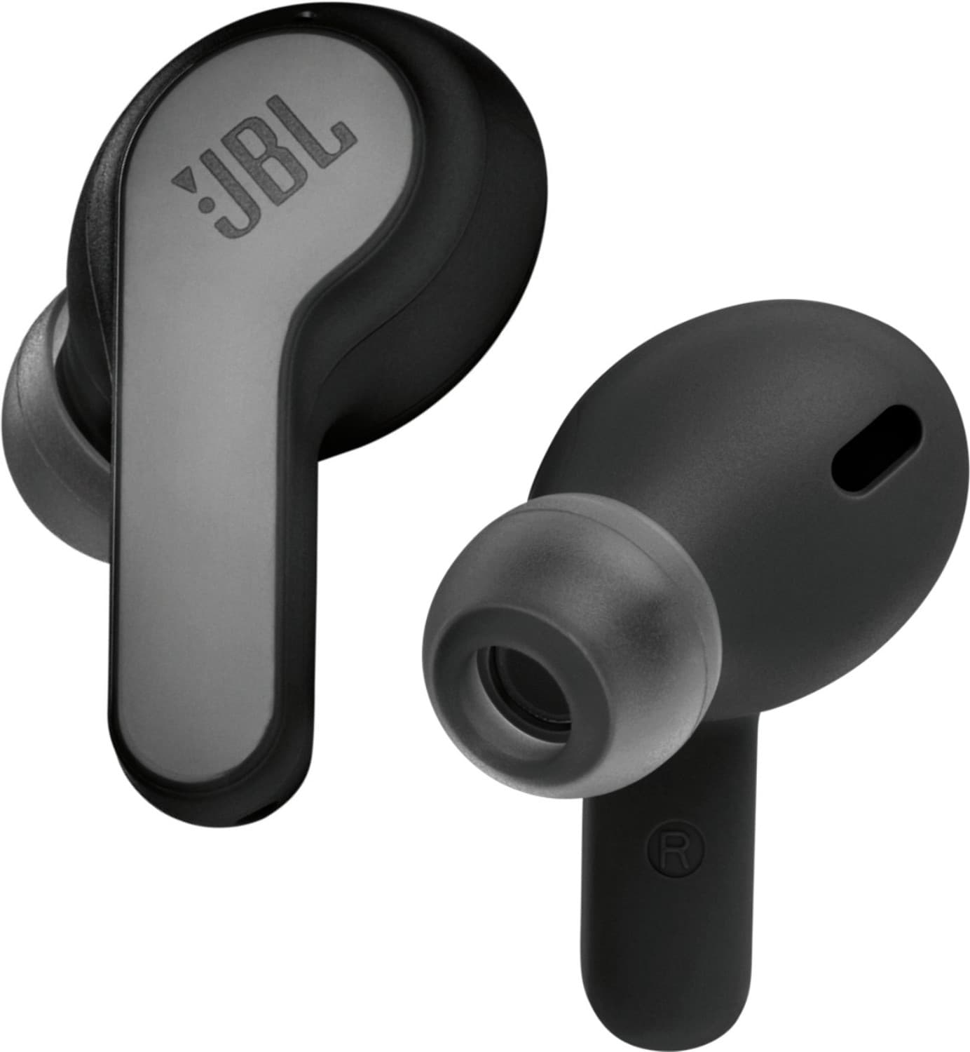 JBL Wave 200 TWS, 20Hr Playback,Deep Bass,Dual Connect,Touch Controls and VA Support Bluetooth Headset (Black, In the Ear)