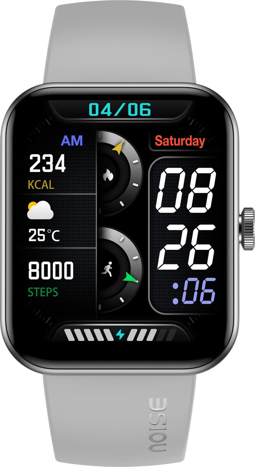 Noise Caliber Buzz Advanced BT Calling(True Sync), 1.69" display, 500 NITS Brightness Smartwatch