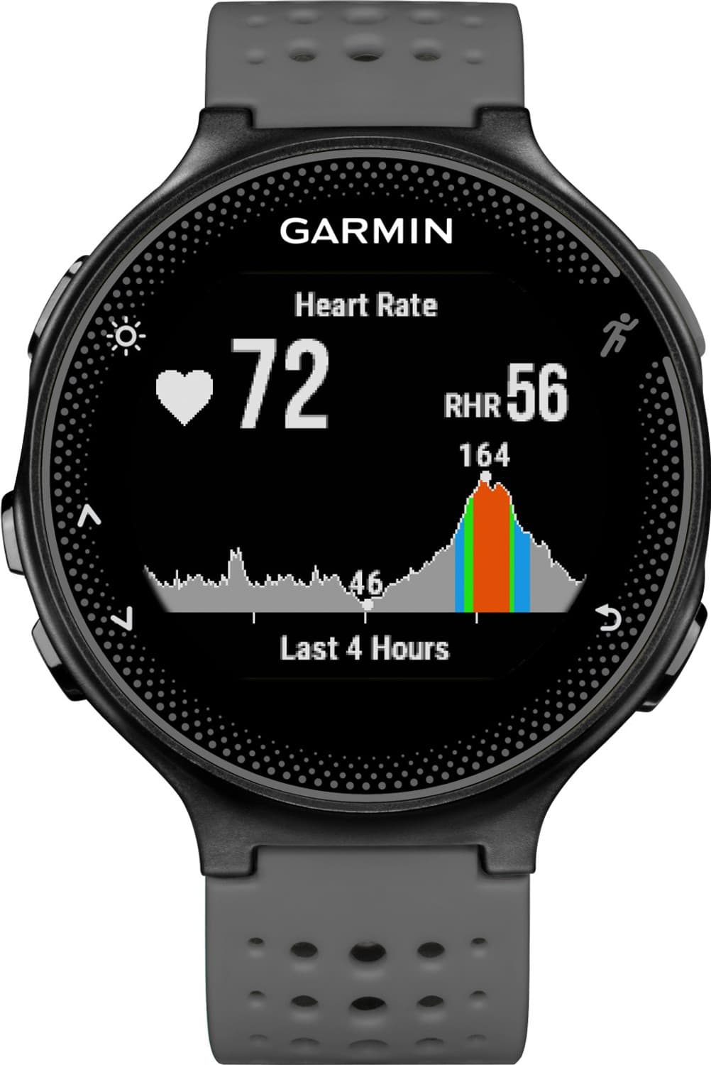 GARMIN Forerunner 235 Smartwatch (Grey Strap, Regular)