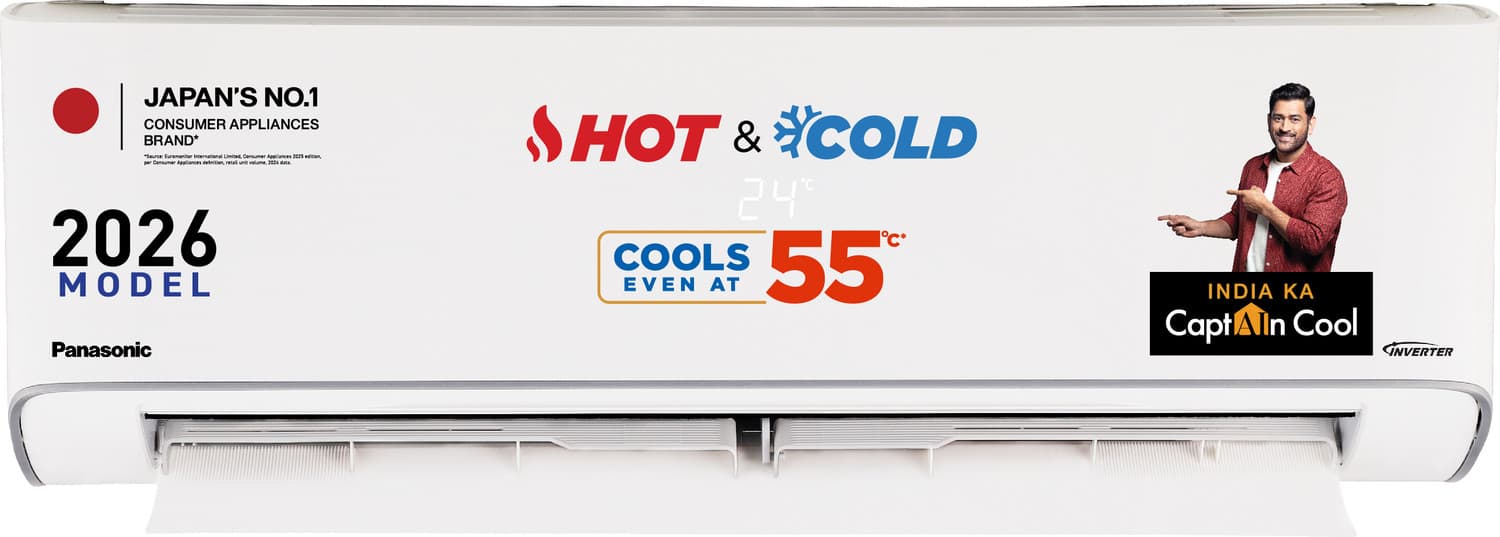 2026 Model 1.5 Ton 3 Star Hot and Cold Split Inverter Crystal Clean, Higher Airflow, 2-Way Swing, -10 Deg. C ~ 55 Deg. C Operation, Copper Condenser, ...