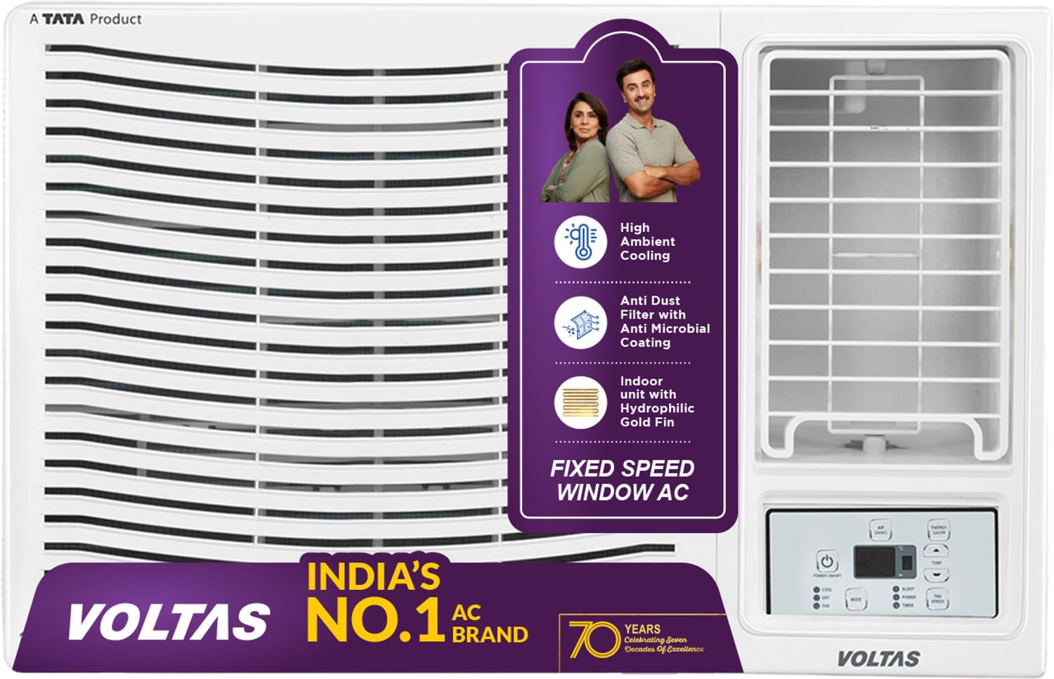 2026 Model 1.5 Ton 3 Star Window Fixed Speed AC (183FS PRISM(4011567), White)