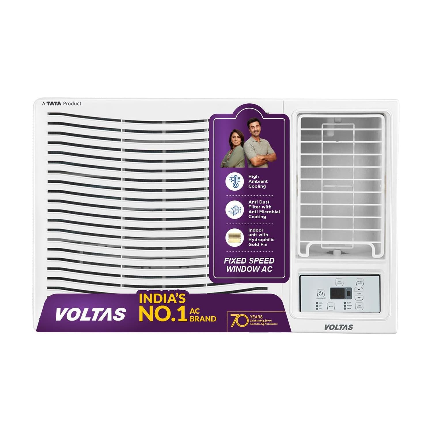 2026 Model 1.5 Ton 2 Star Window Fixed Speed AC (182FS PRISM(4011565), White)