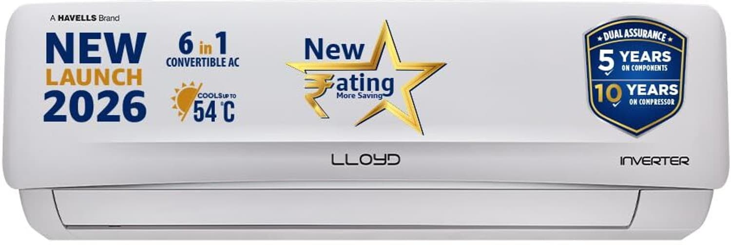 2026 Model 2 Ton 3 Star Split Inverter AC (GLS24I3GGCSR, White)