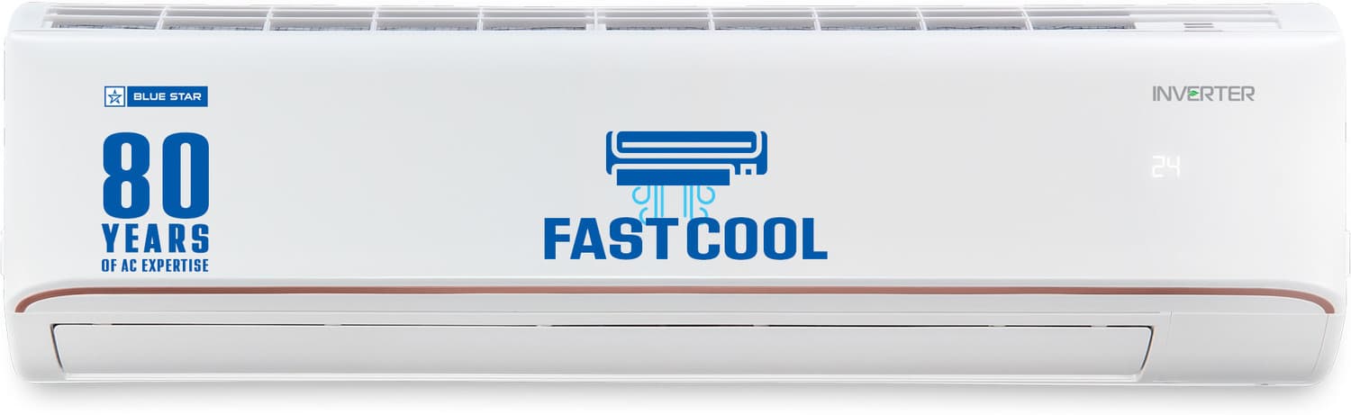 Blue Star Convertible 4-in-1 Cooling 1.5 Ton 3 Star Split Inverter AC - White (IA318FNU, Copper Condenser)