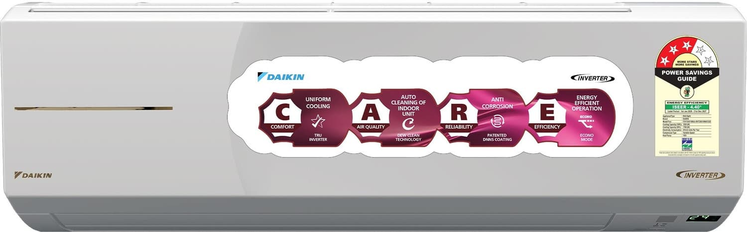 Buy Daikin 2026 Model 1 Ton 3 Star Hot and Cold Split Inverter PM1 ...