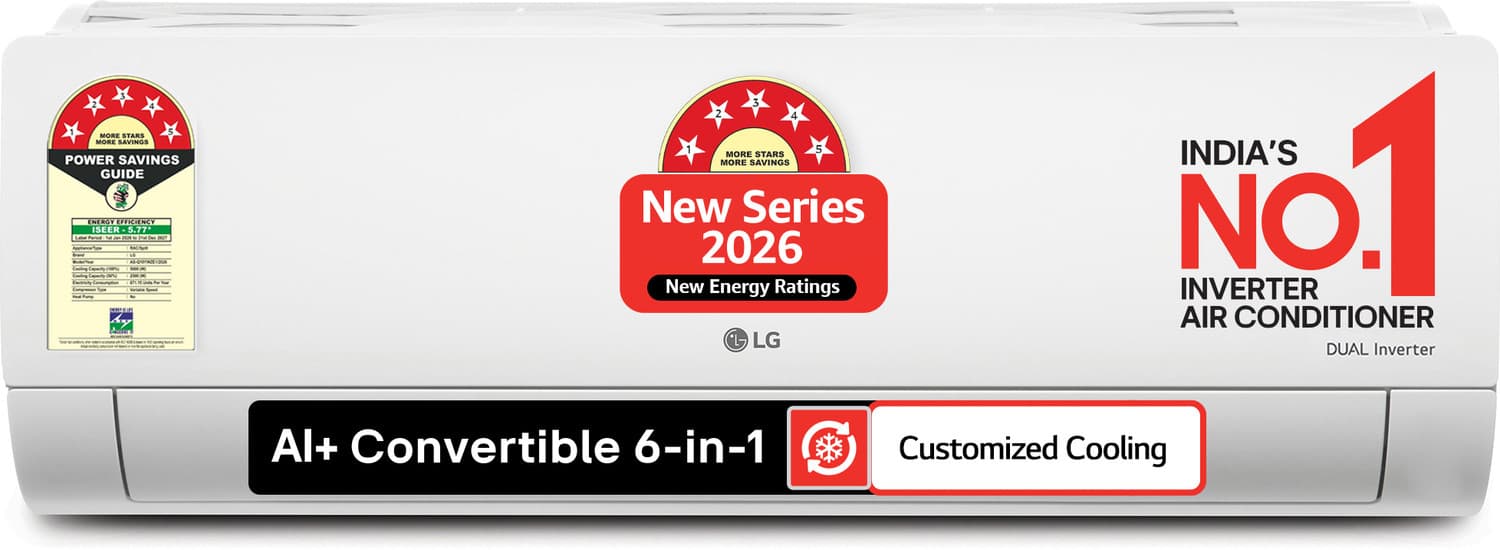 2026 Model 1.5 Ton 5 Star Split Smart Inverter with Wi-fi AC (AS-Q19YWZE1, White)