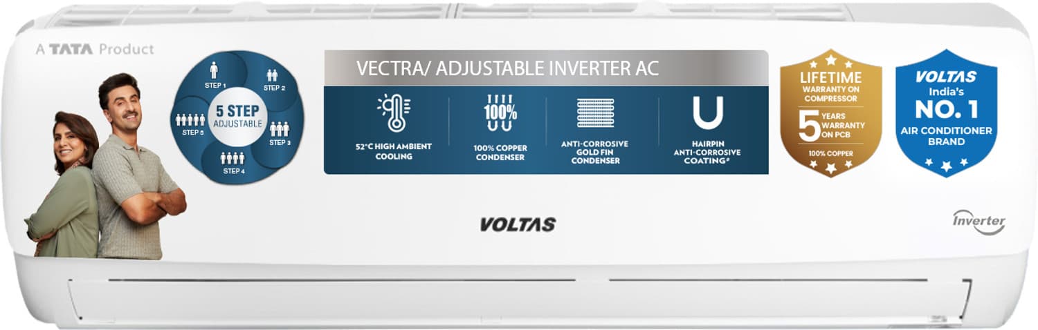 2025 Model 2 Ton 3 Star Split Inverter AC (243INV VECTRA ELEGANT(4504077), White)