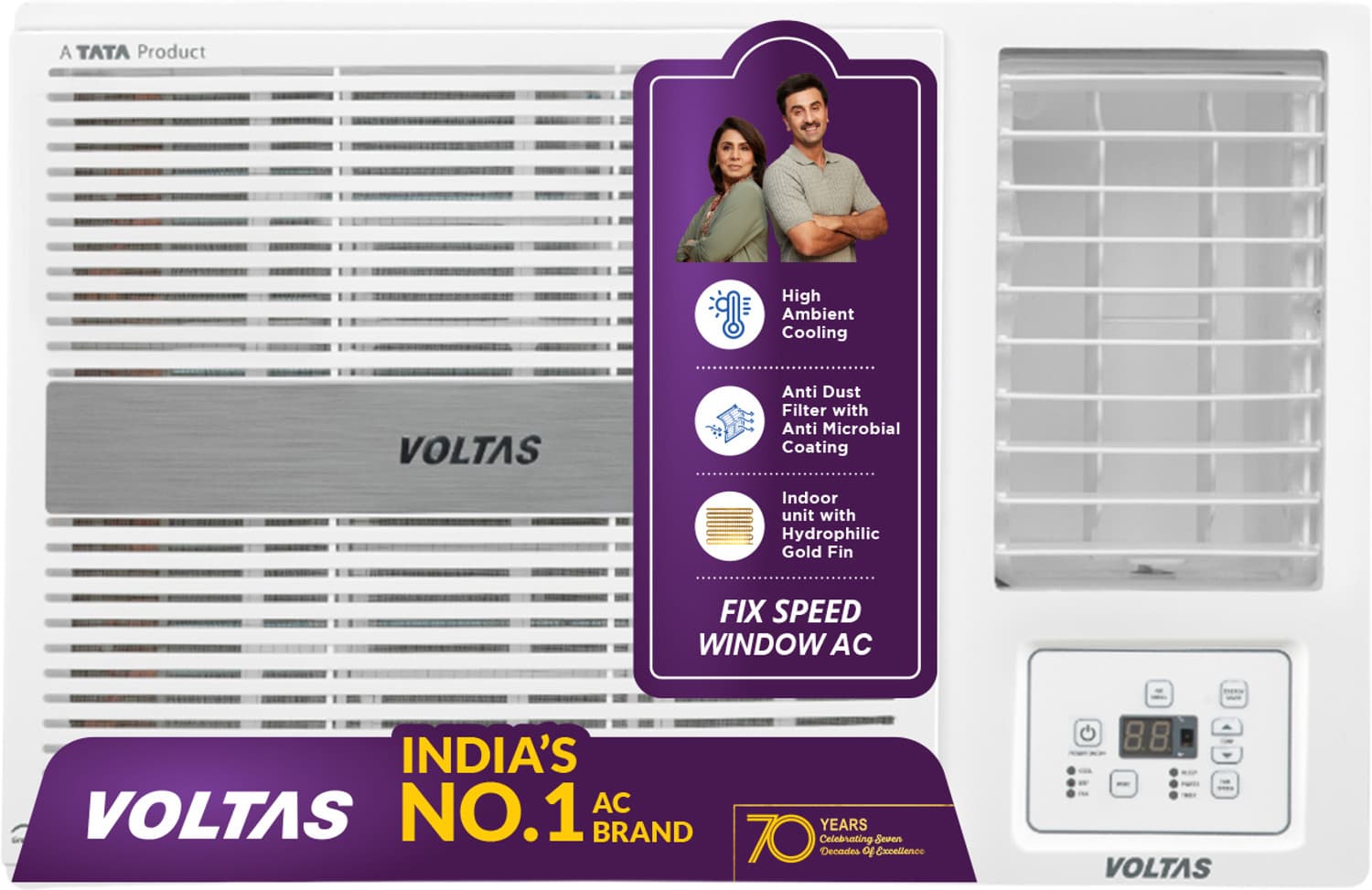 2026 Model 1.5 Ton 2 Star Window Fixed Speed AC (182FS PEARL(4011572), White)
