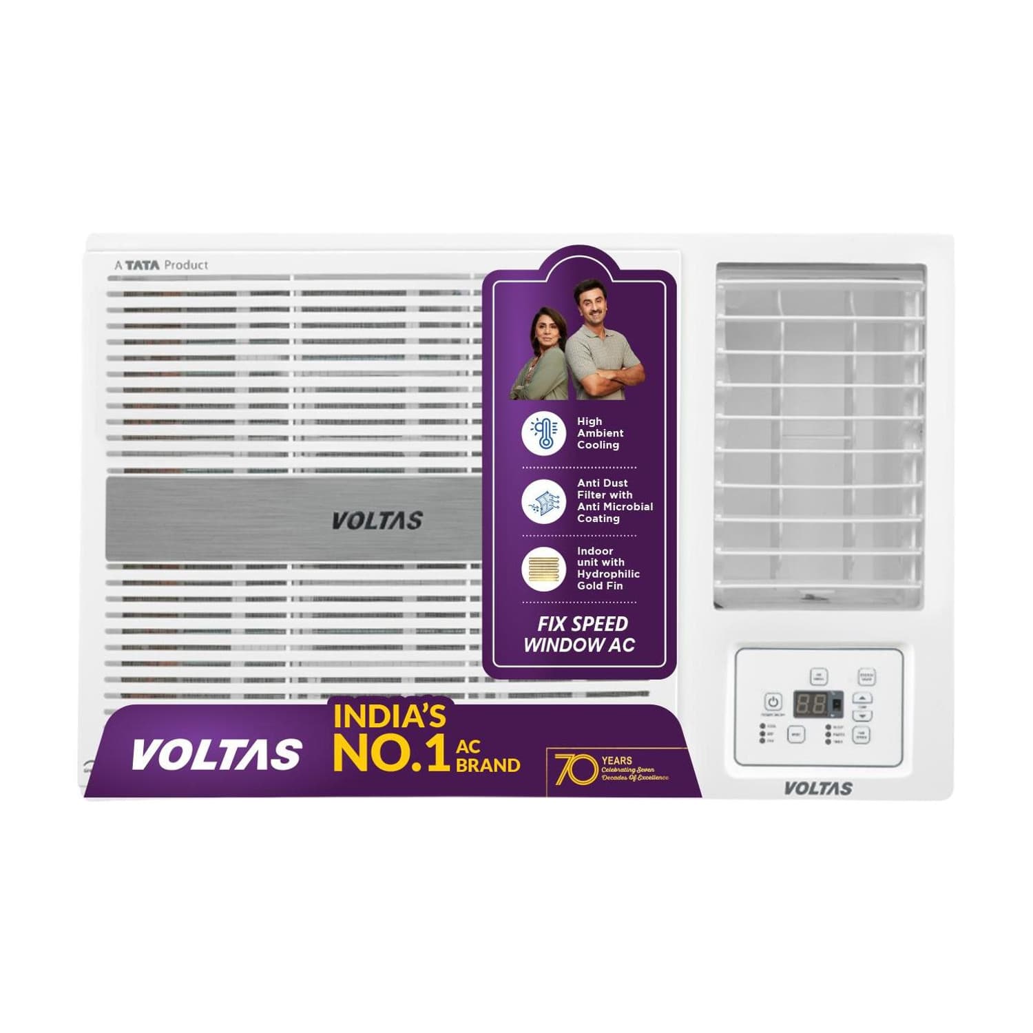 2026 Model 1.5 Ton 2 Star Window Fixed Speed AC (182FS PEARL(4011572), White)