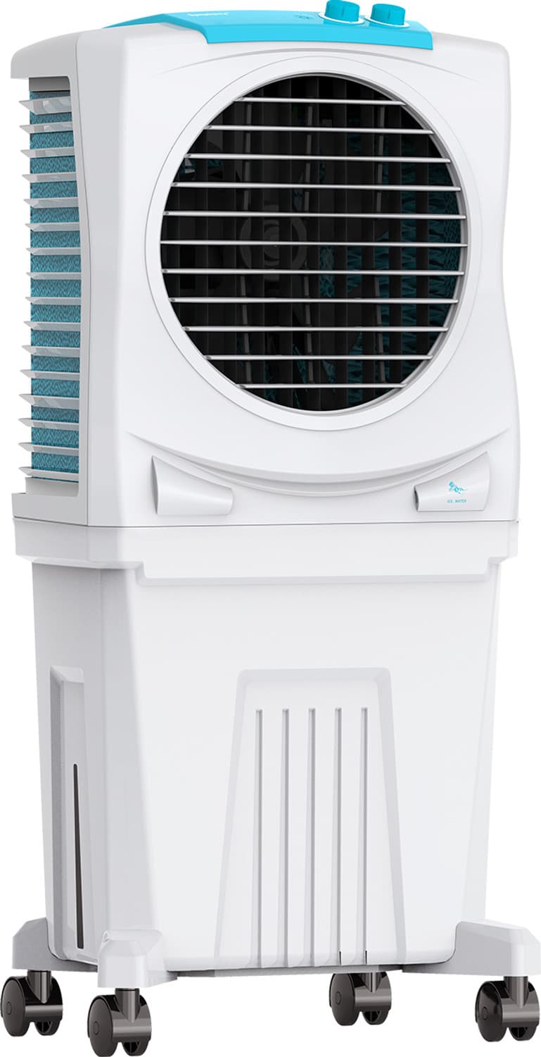 37 L Room/Personal Air Cooler with 3 side Honeycomb Cooling Pad CFD Technology Inverter Compatible (White, Ice Cube 40 XL)