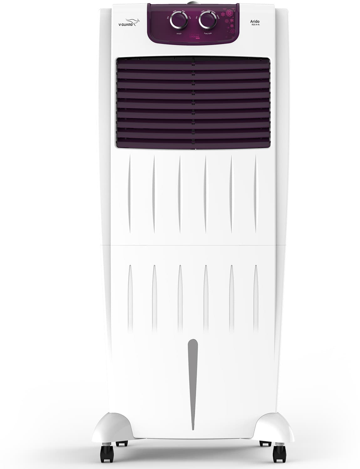 35 L Room/Personal Air Cooler (White & Purple burry, ARIDO R35)