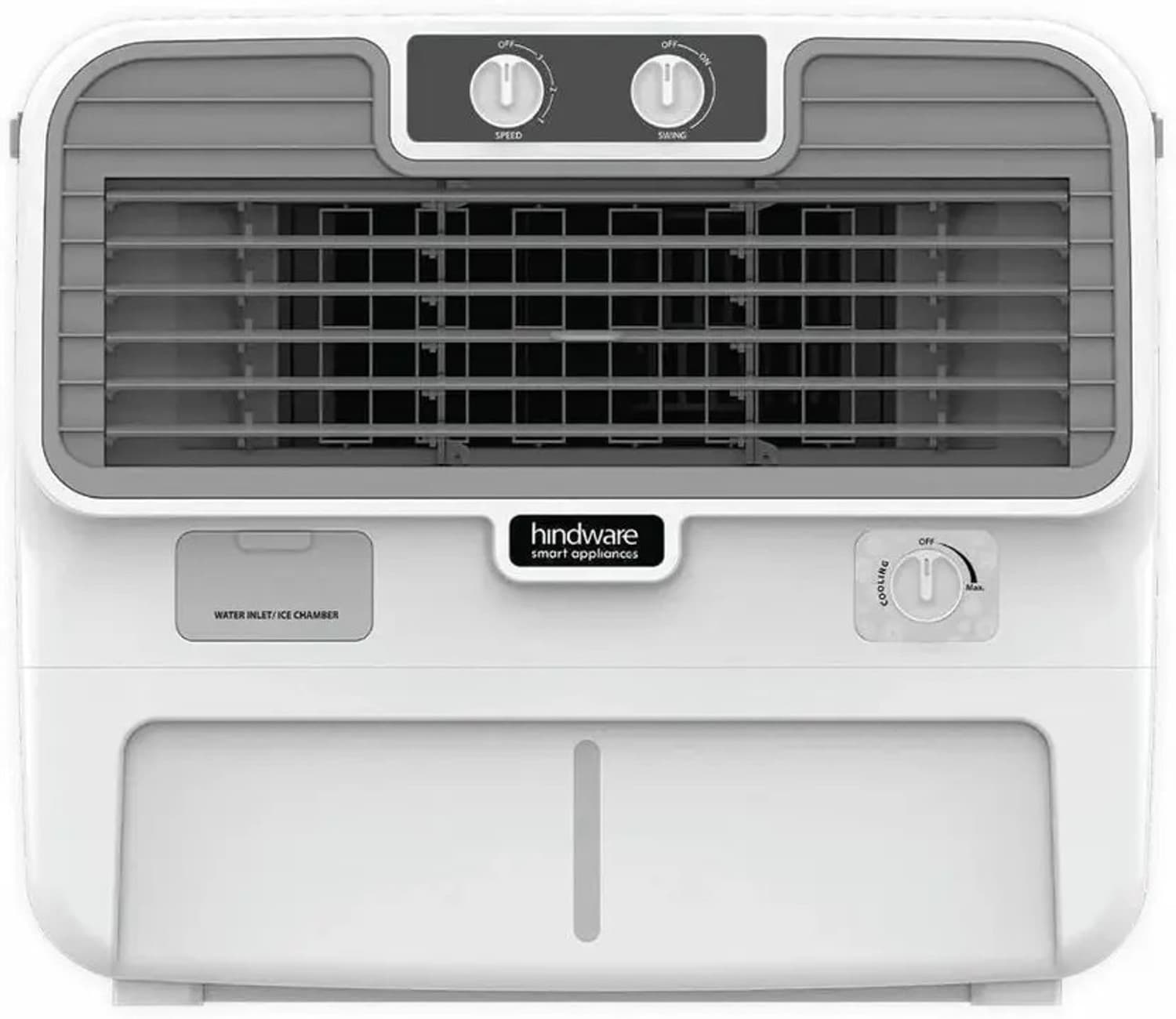 52 L Window Air Cooler Inverter Compatible (White and Grey, Slush)