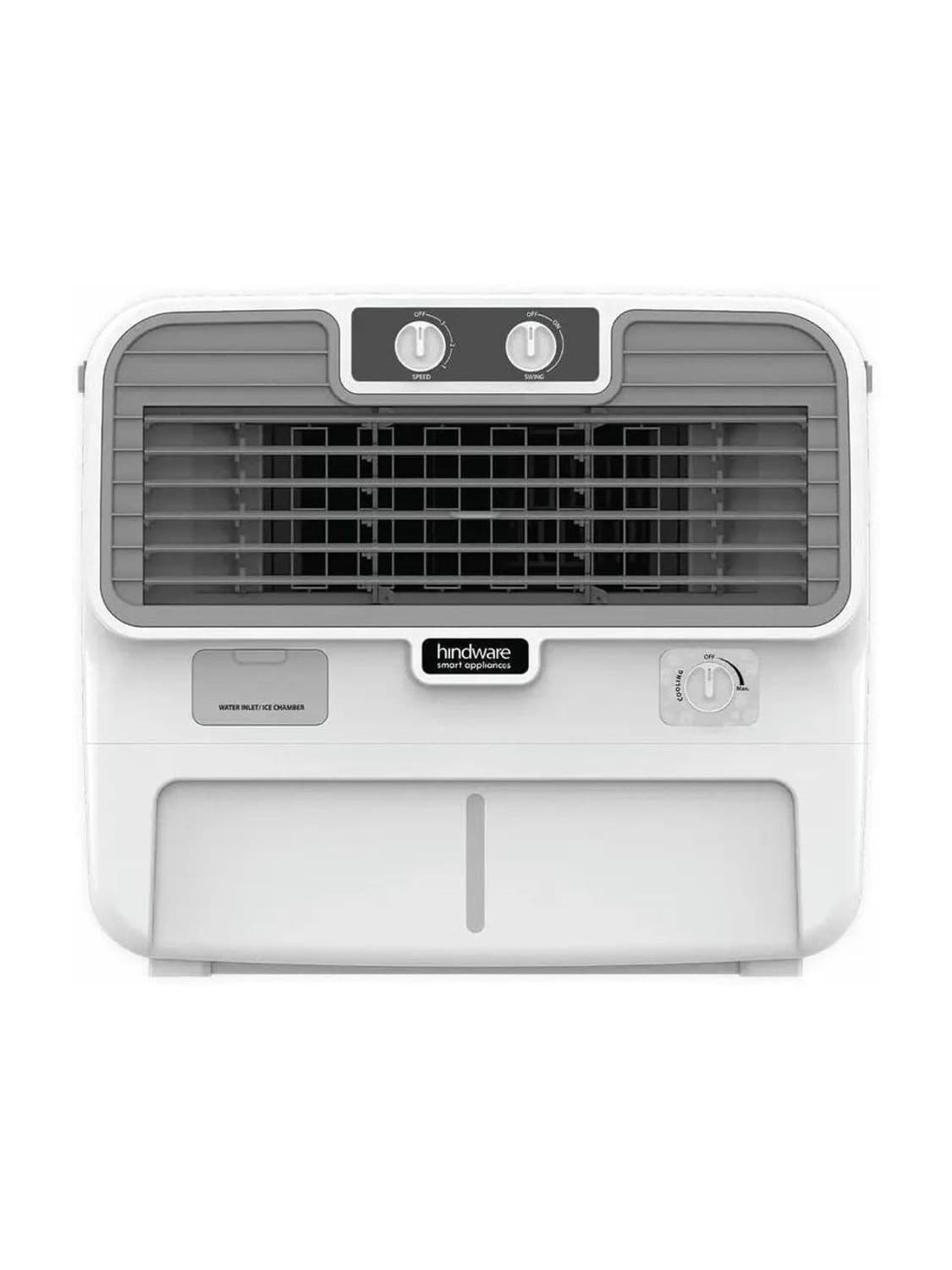 52 L Window Air Cooler Inverter Compatible (White and Grey, Slush)