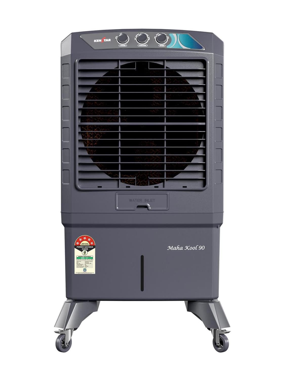 90 L Desert Air Cooler (Dark Grey, Mahakool HC 90, 5 Star BEE Rated with 5 Years Extended Warranty)