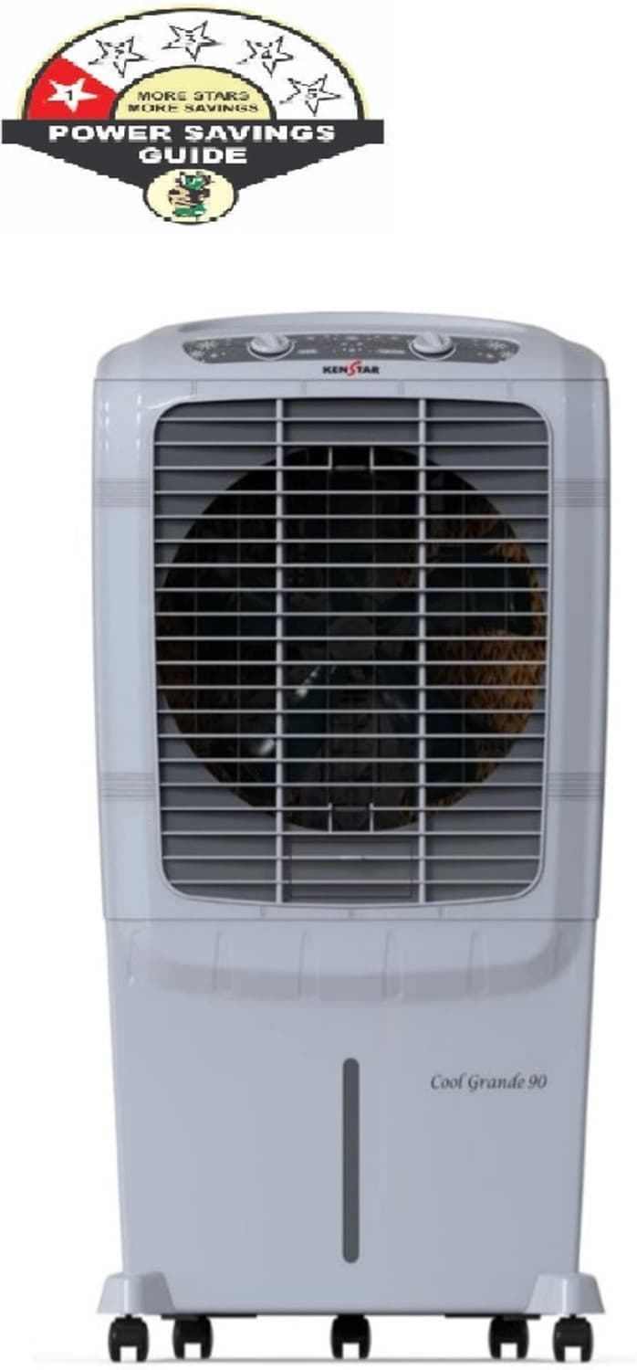 90 L Desert Air Cooler (Grey, Cool Grande HC, Honeycomb Pads,)