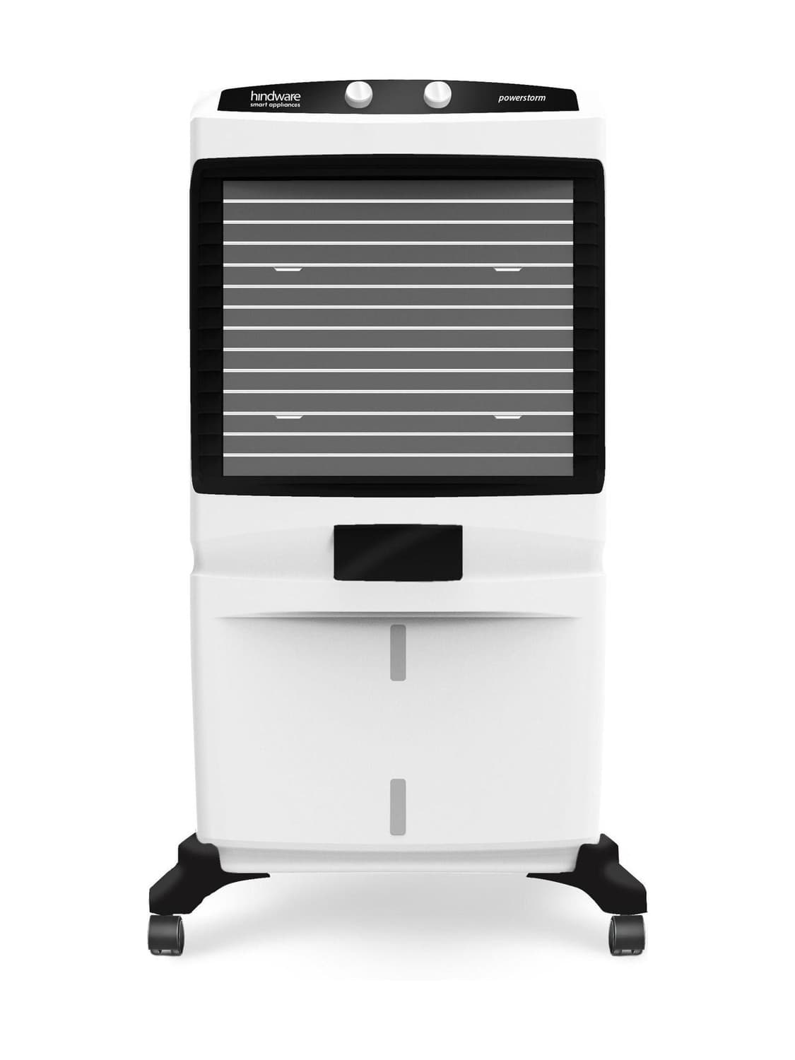 117 L Desert Air Cooler Anti-Bacterial Protection, Inverter Compatible (Black & White, Powerstorm)