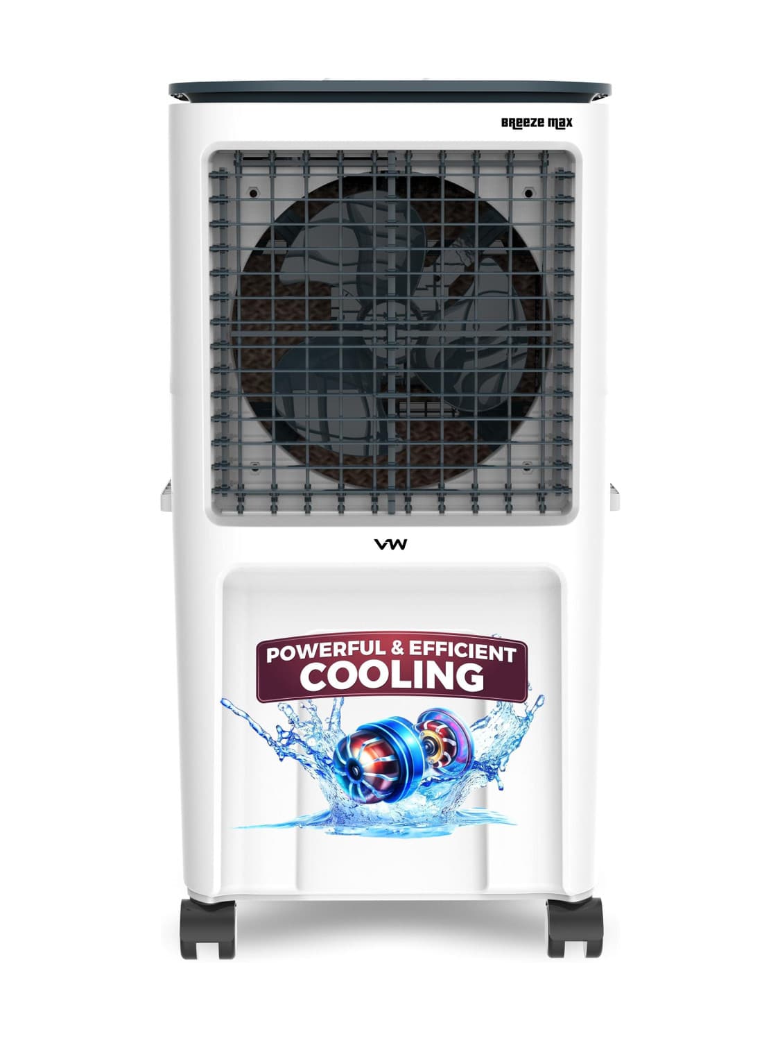 40 L Room/Personal Air Cooler With Bacteria Free Cooling Pad Technology (White, BreezeMax 40)