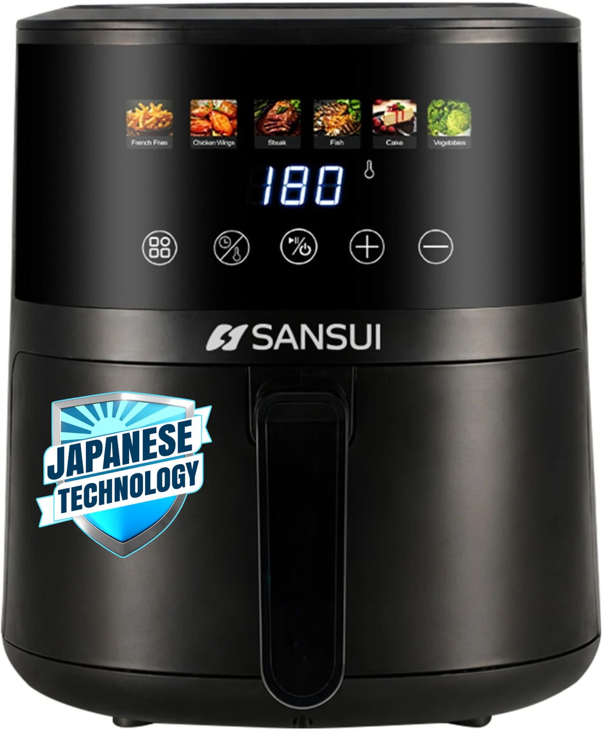 Kurkura Magic 5L With 85% Less Oil Consumption, Digital Touchscreen with Color Display, Non-Stick Basket Air Fryer (5 L)