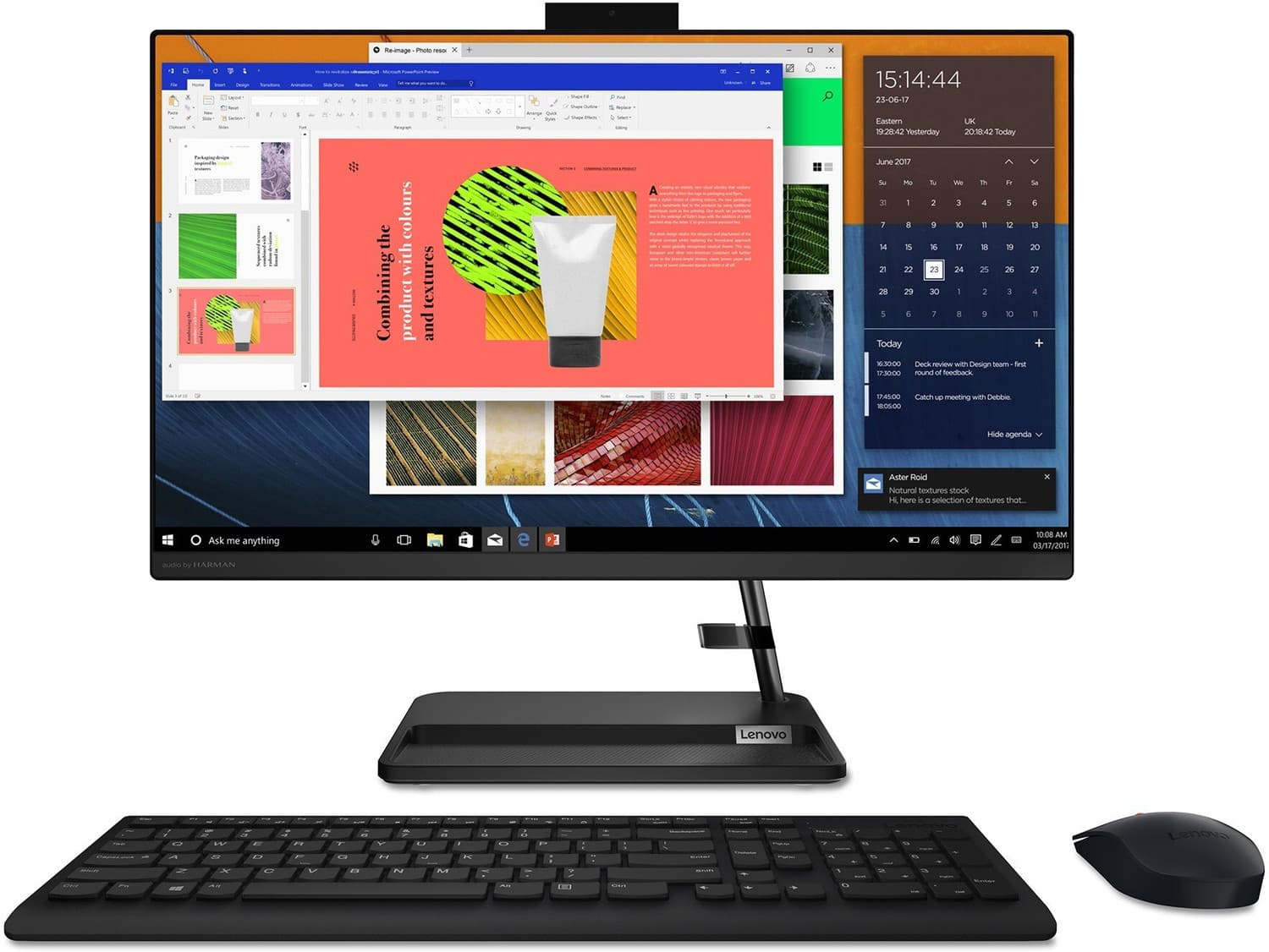 Lenovo IdeaCentre AIO 3 24ALC6 Ryzen 5 (8 GB DDR4/512 GB SSD/Windows 11 Home/23.8 Inch Screen/F0G100H4IN)