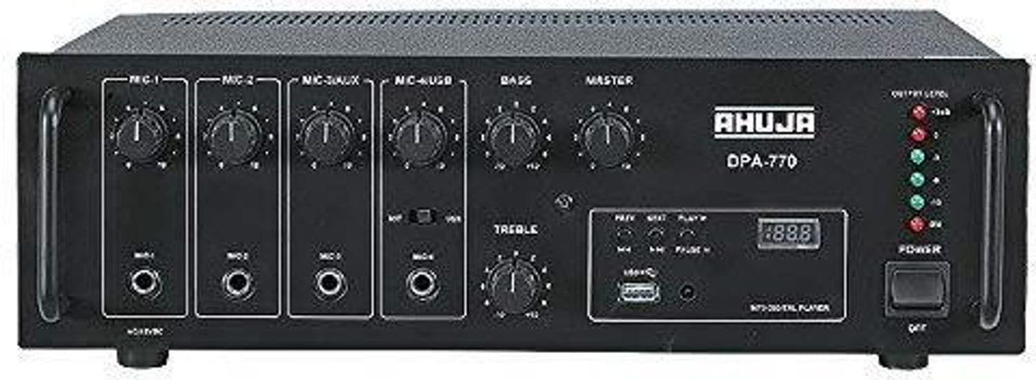Ahuja DPA 770M with Bluetooth & USB option 75 W AV Power Amplifier