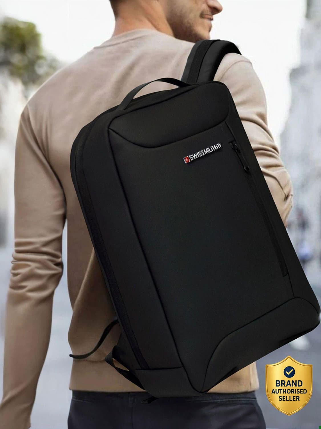 SWISS MILITARY MODPACK Multi-Utility Office/Travel Backpack with Quick, Anti-Theft Pocket 20 L Backpack