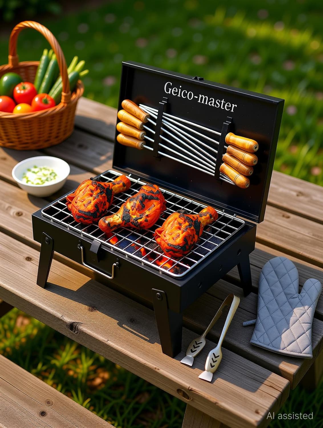 Geico master Charcoal Grill