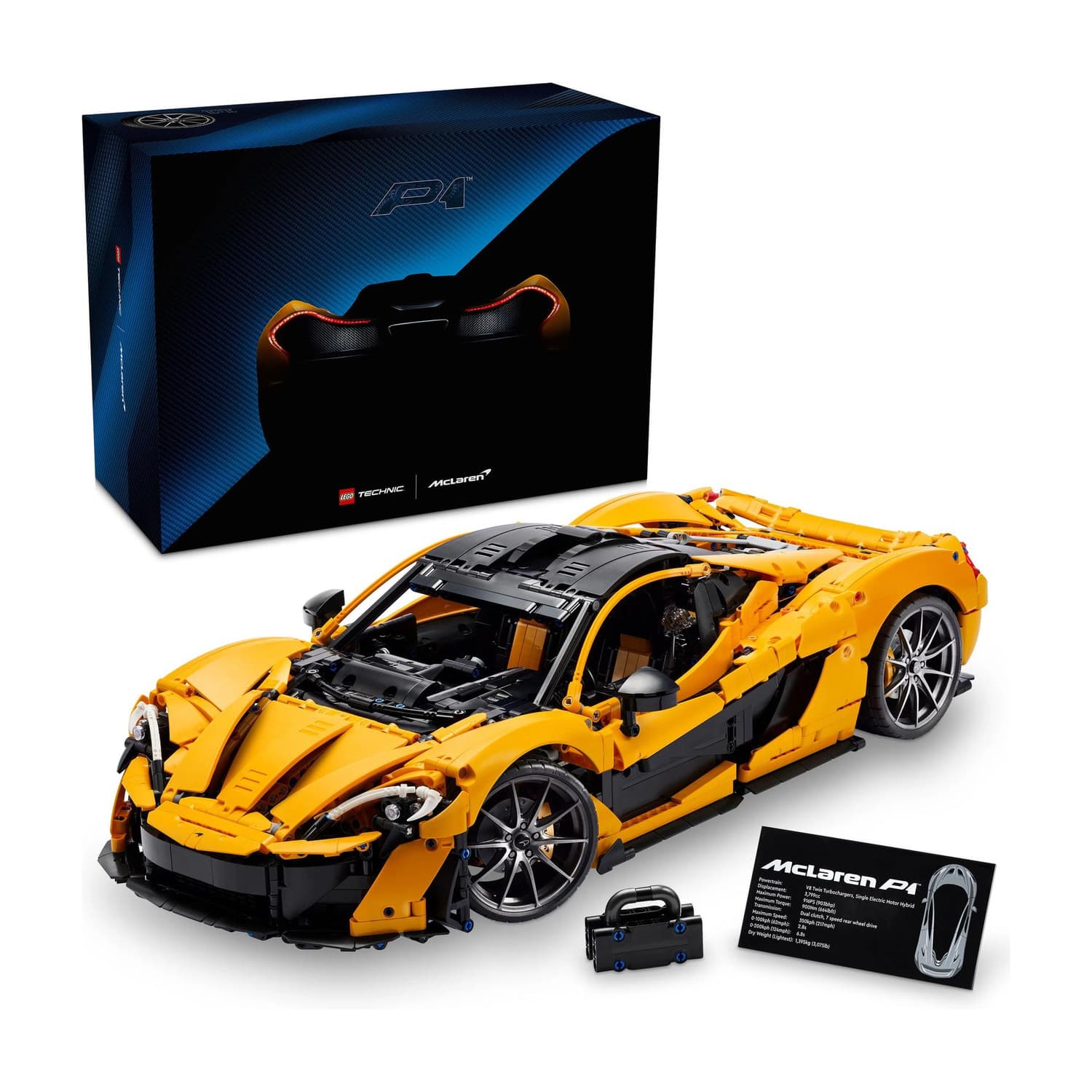 LEGO Technic McLaren P1 Hypercar Set for Adults 42172 building blocks for 18+ gift