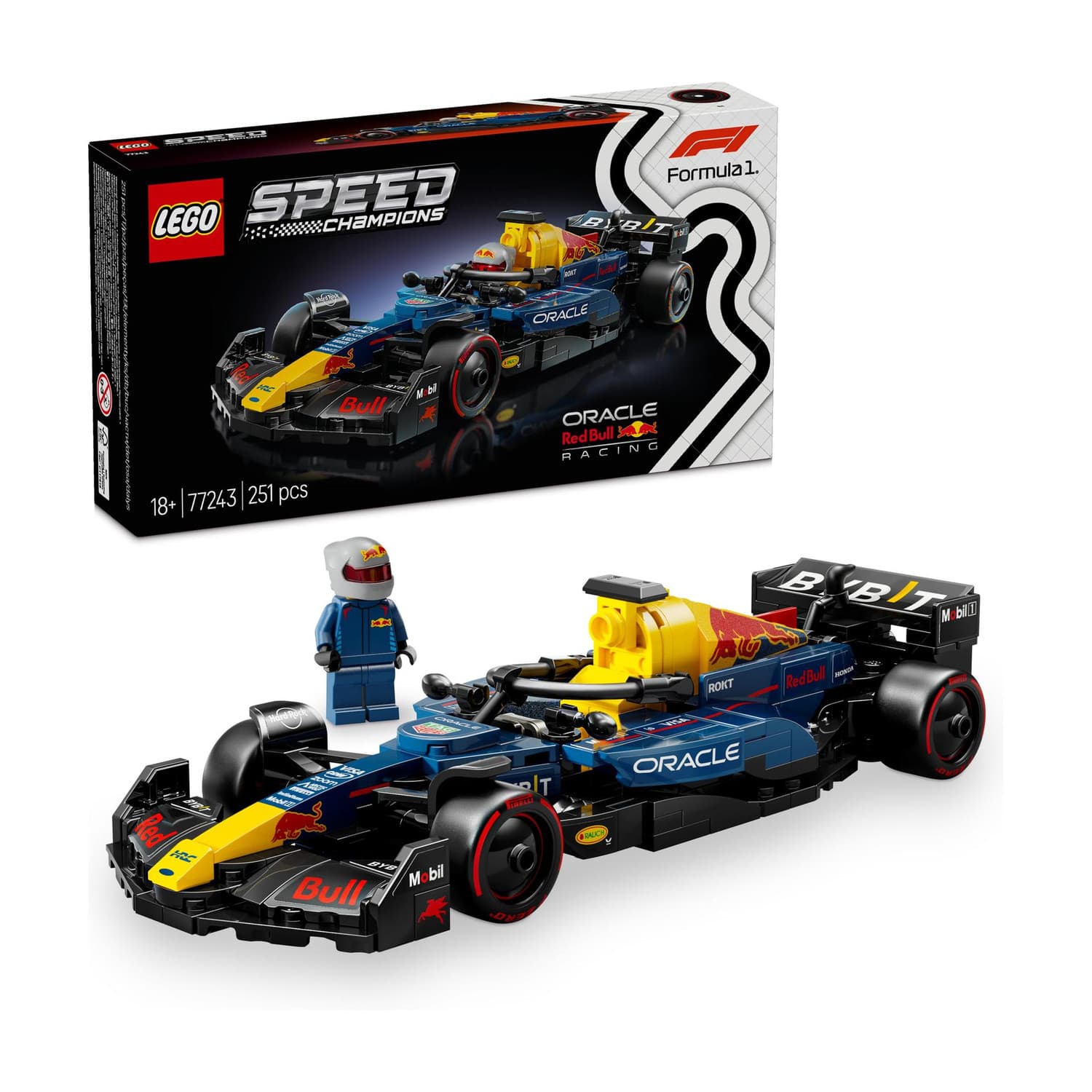 LEGO Speed Champions Oracle Red Bull Racing RB20 F1 Race Car Vehicle Set 77243