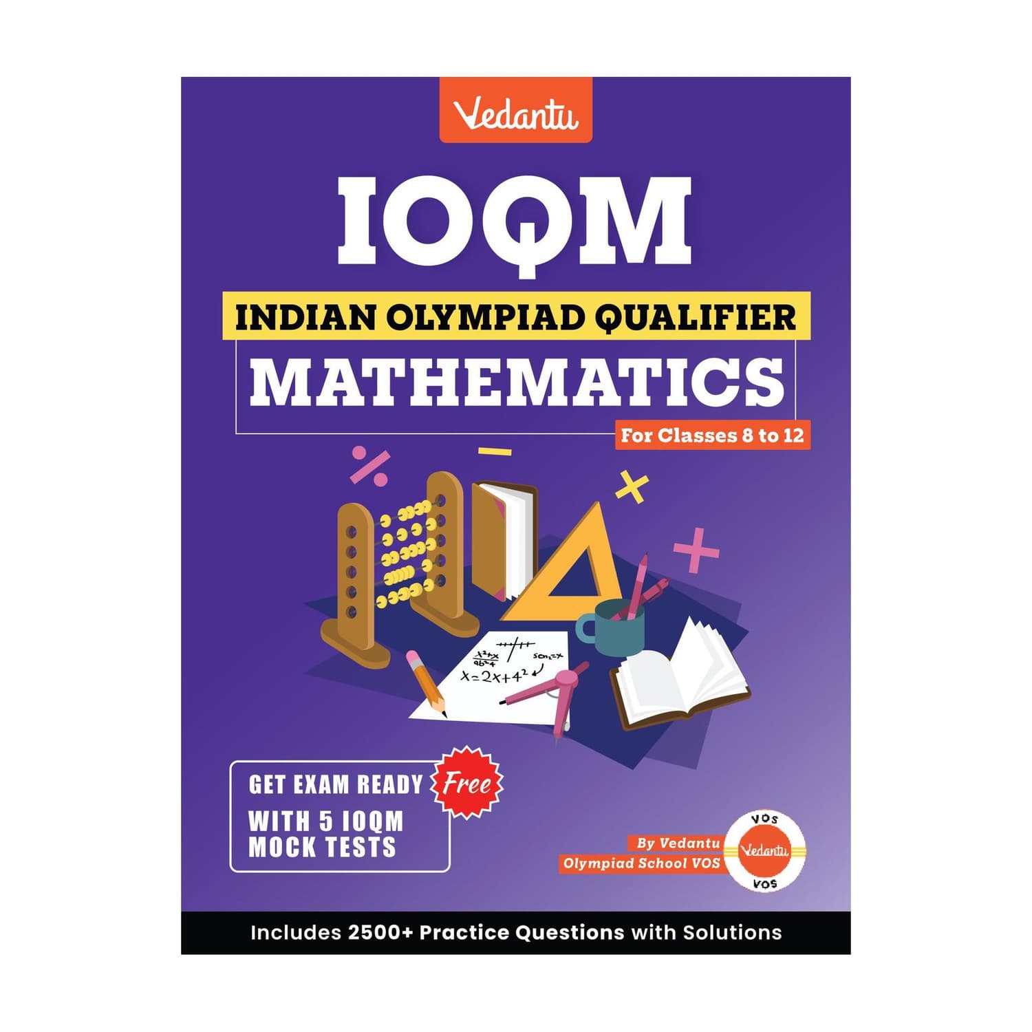 Vedantu IOQM / PreRMO Book | Topic-Wise Math Exercises & PYQs for Classes 8-12