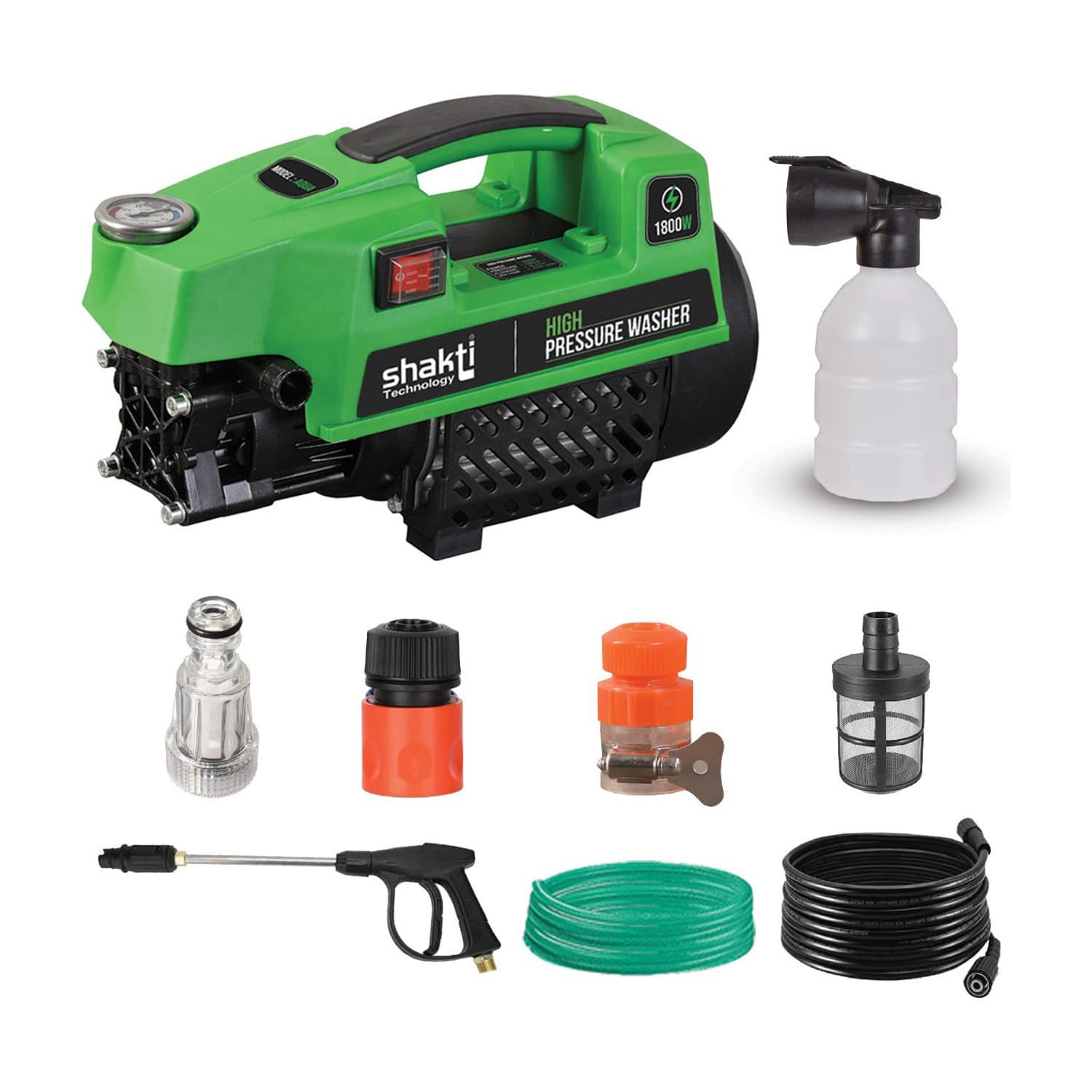 S3F High Machine 1800 Watts and 120 Bar Pressure Washer