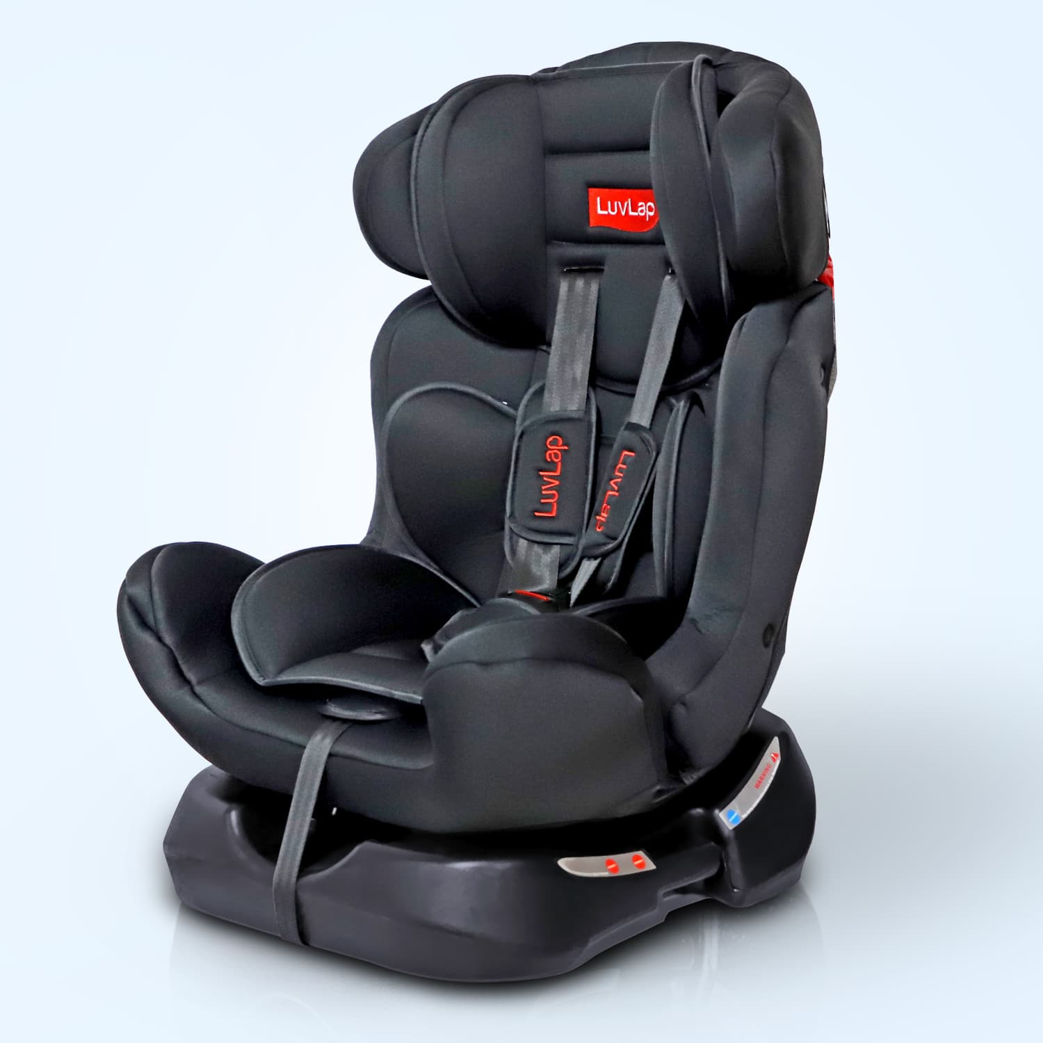 LuvLap Galaxy Convertible Car Seat for Baby & Kids from 0 Months to 7 Years (Black) Baby Car Seat (Black)