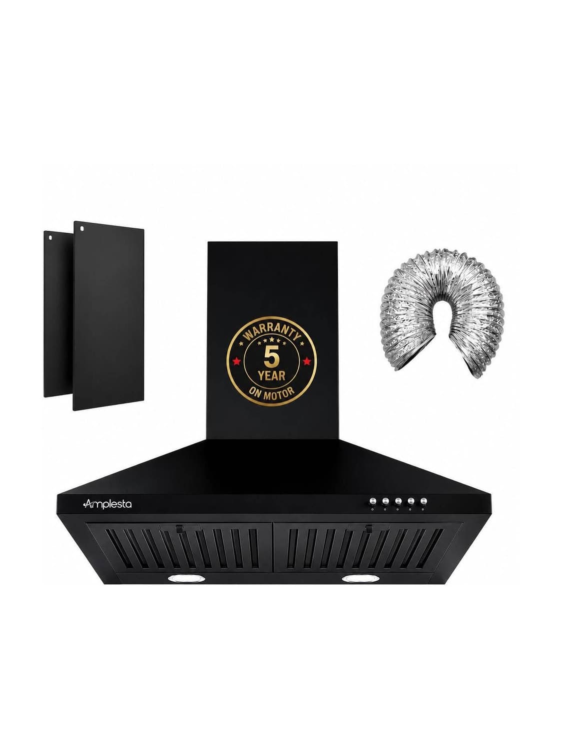 Amplesta 60 cm Wall Mounted Chimney